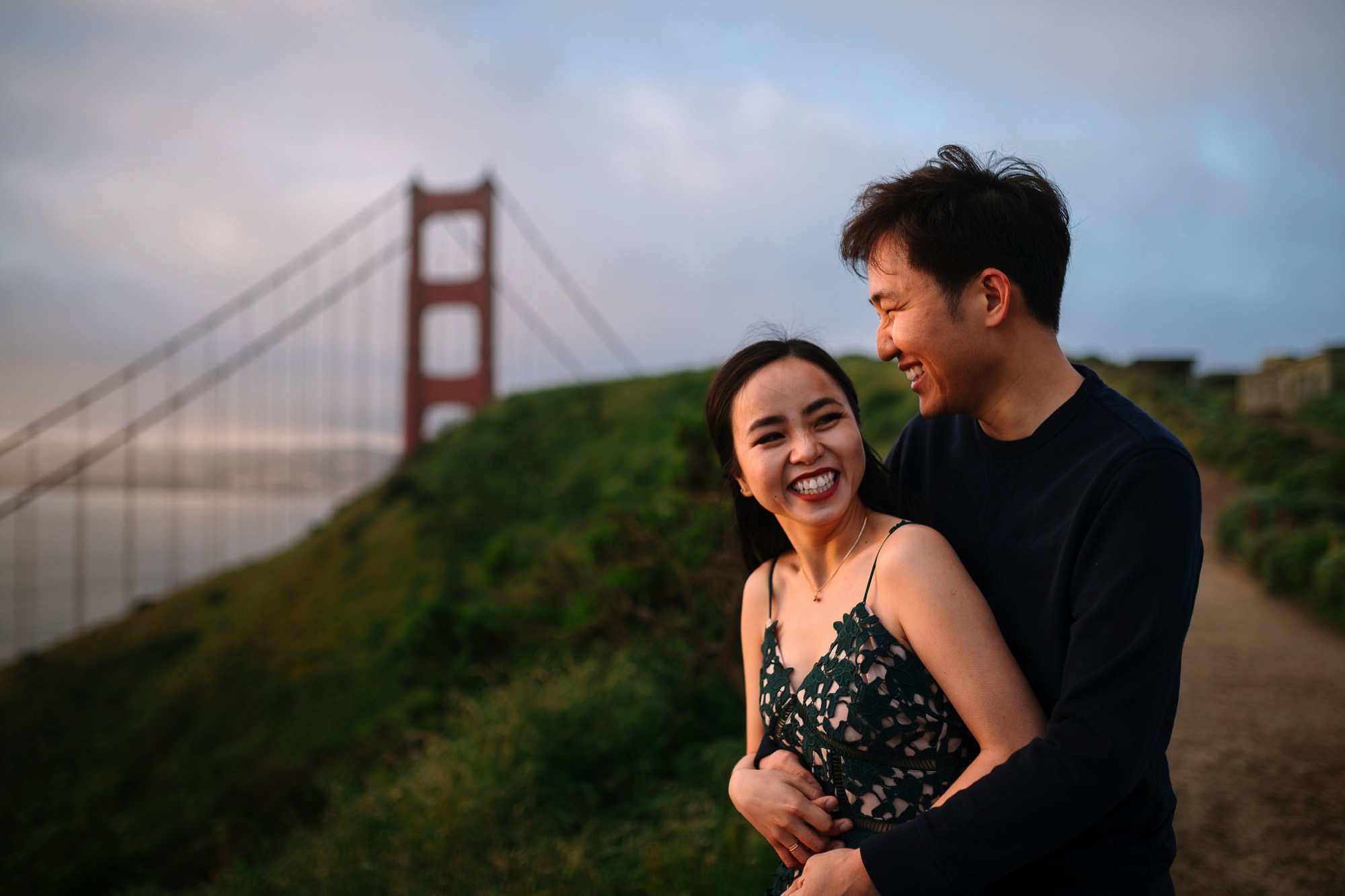  Marin Headlands Engagement Session // Alan + Thu - Photo by Trung Hoang Photography | www.trunghoangphotography.com | San Francisco Bay Area Wedding Photographer 