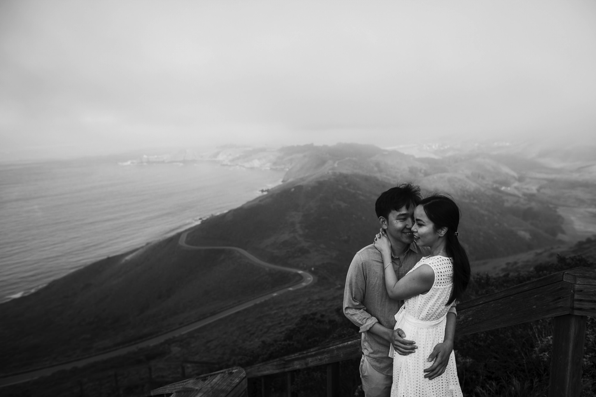 Marin Headlands Engagement Session // Alan + Thu - Photo by Trung Hoang Photography | www.trunghoangphotography.com | San Francisco Bay Area Wedding Photographer