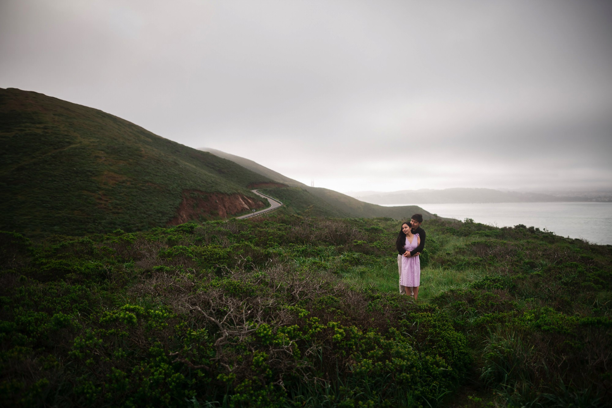  Marin Headlands Engagement Session // Alan + Thu - Photo by Trung Hoang Photography | www.trunghoangphotography.com | San Francisco Bay Area Wedding Photographer 