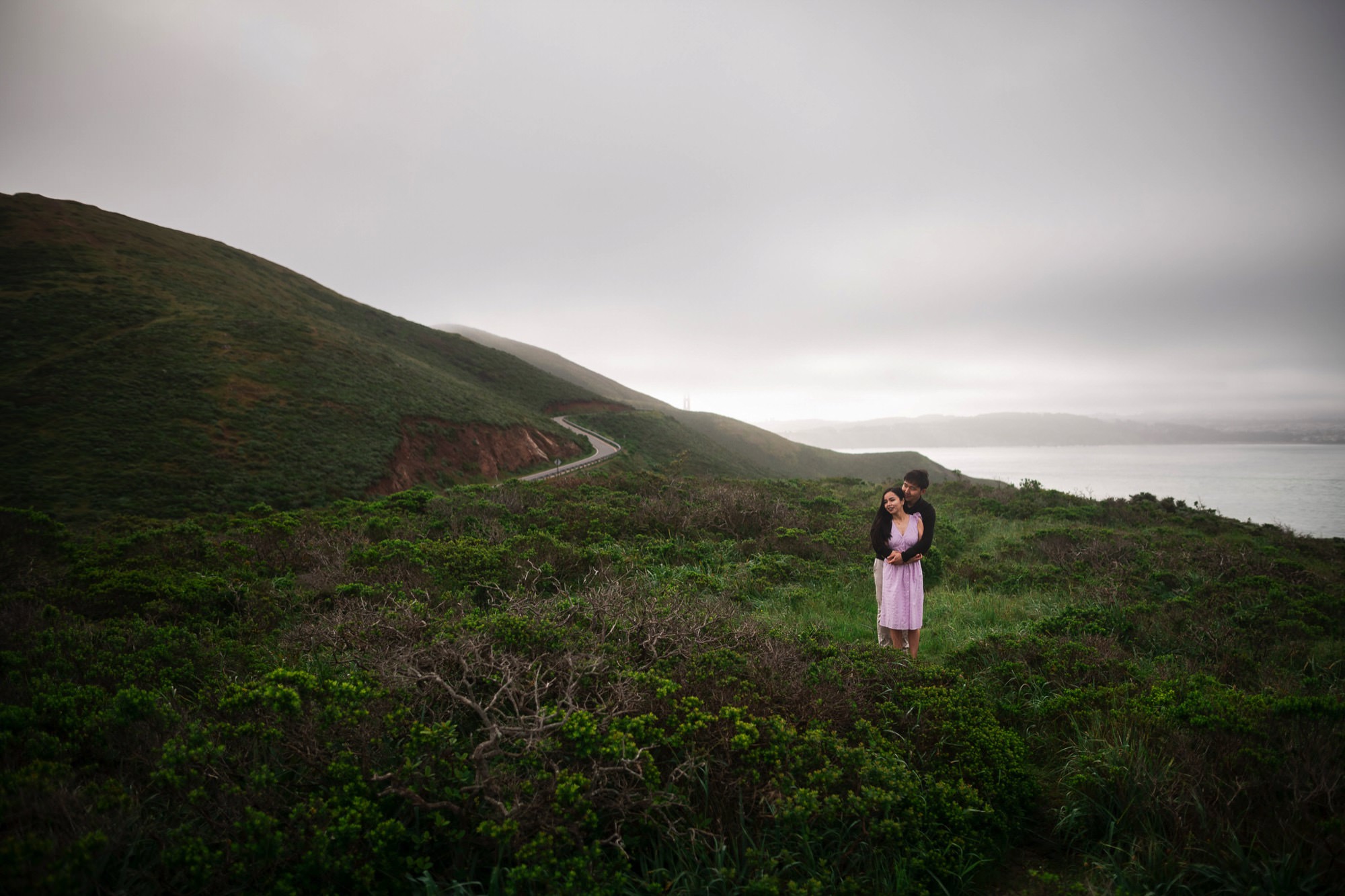 Marin Headlands Engagement Session // Alan + Thu - Photo by Trung Hoang Photography | www.trunghoangphotography.com | San Francisco Bay Area Wedding Photographer