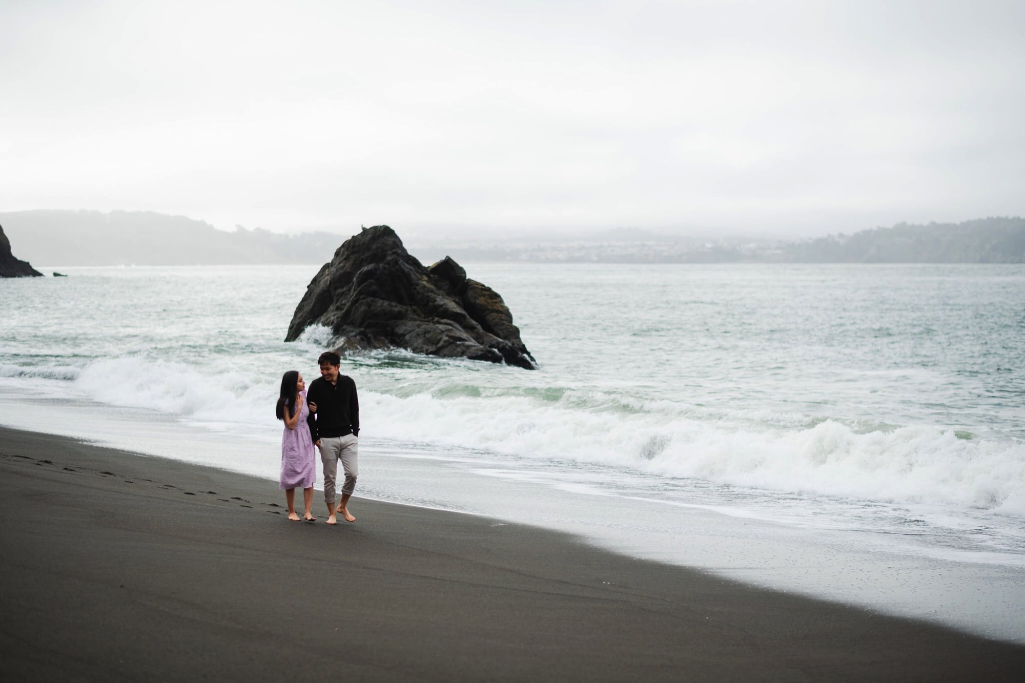  Marin Headlands Engagement Session // Alan + Thu - Photo by Trung Hoang Photography | www.trunghoangphotography.com | San Francisco Bay Area Wedding Photographer 