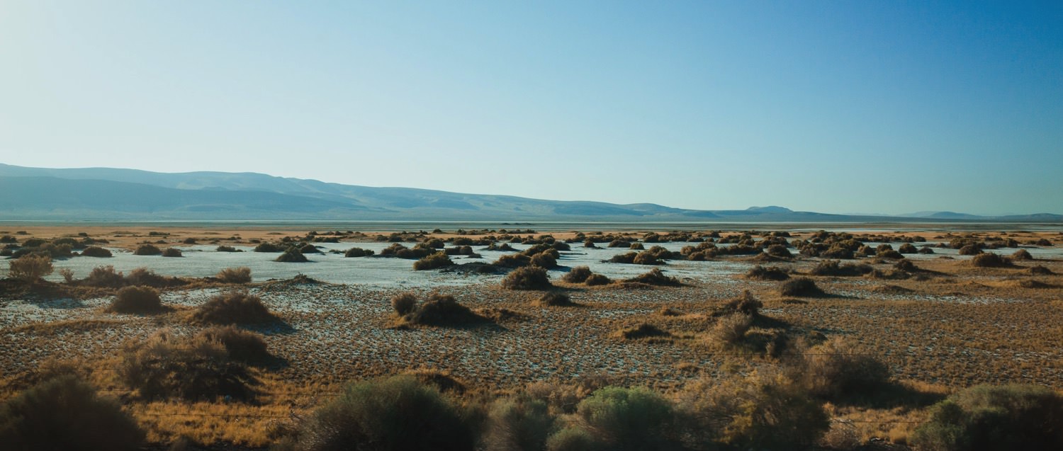 The desert plains of eastern Nevada