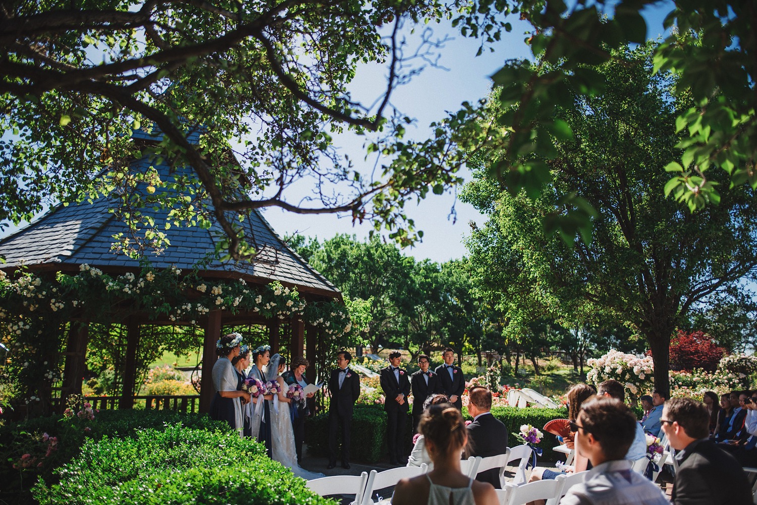 Garden at Heather Farms Wedding