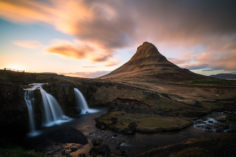 Sunset at Kirkjufell