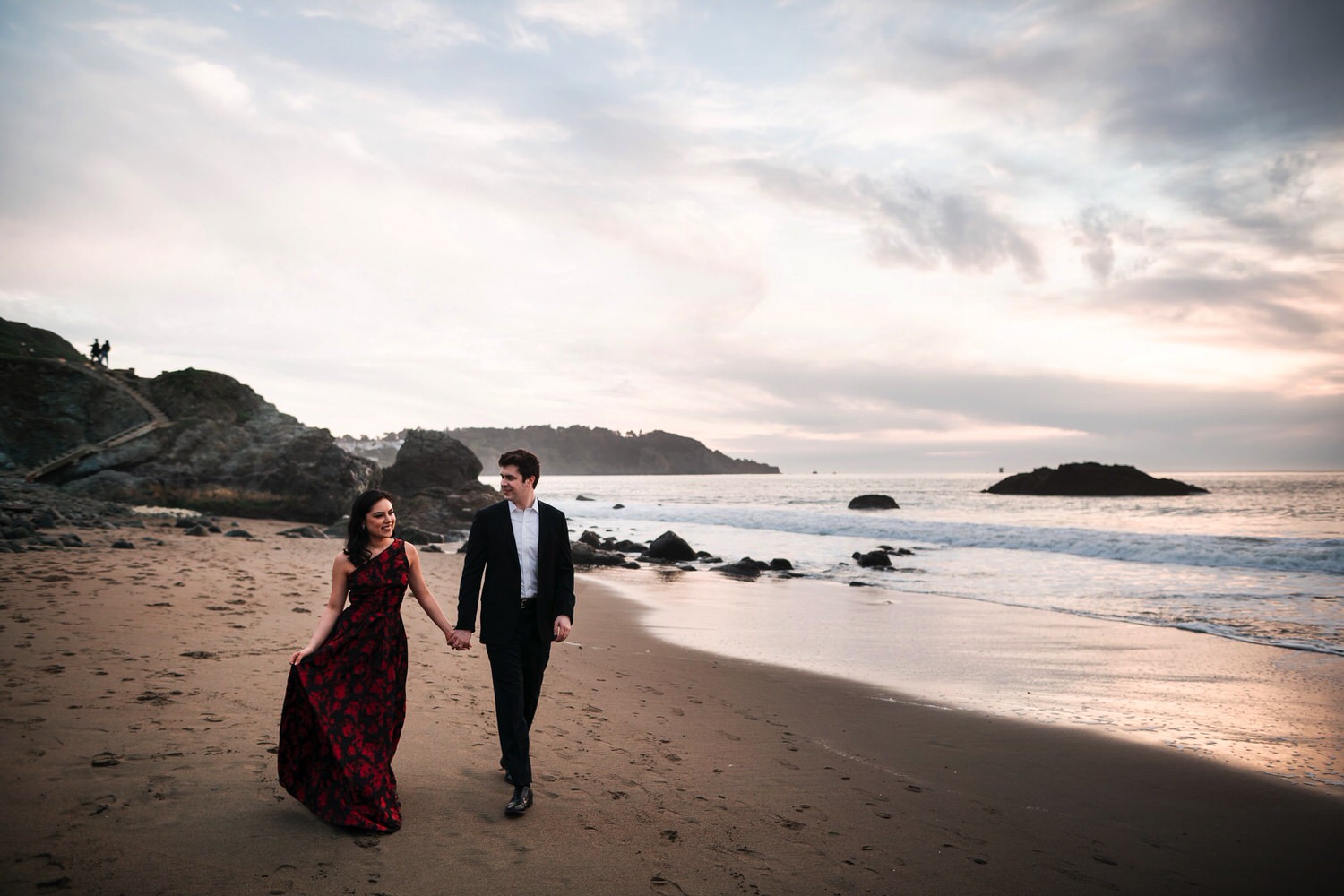 Marshall's Beach Engagement Photos