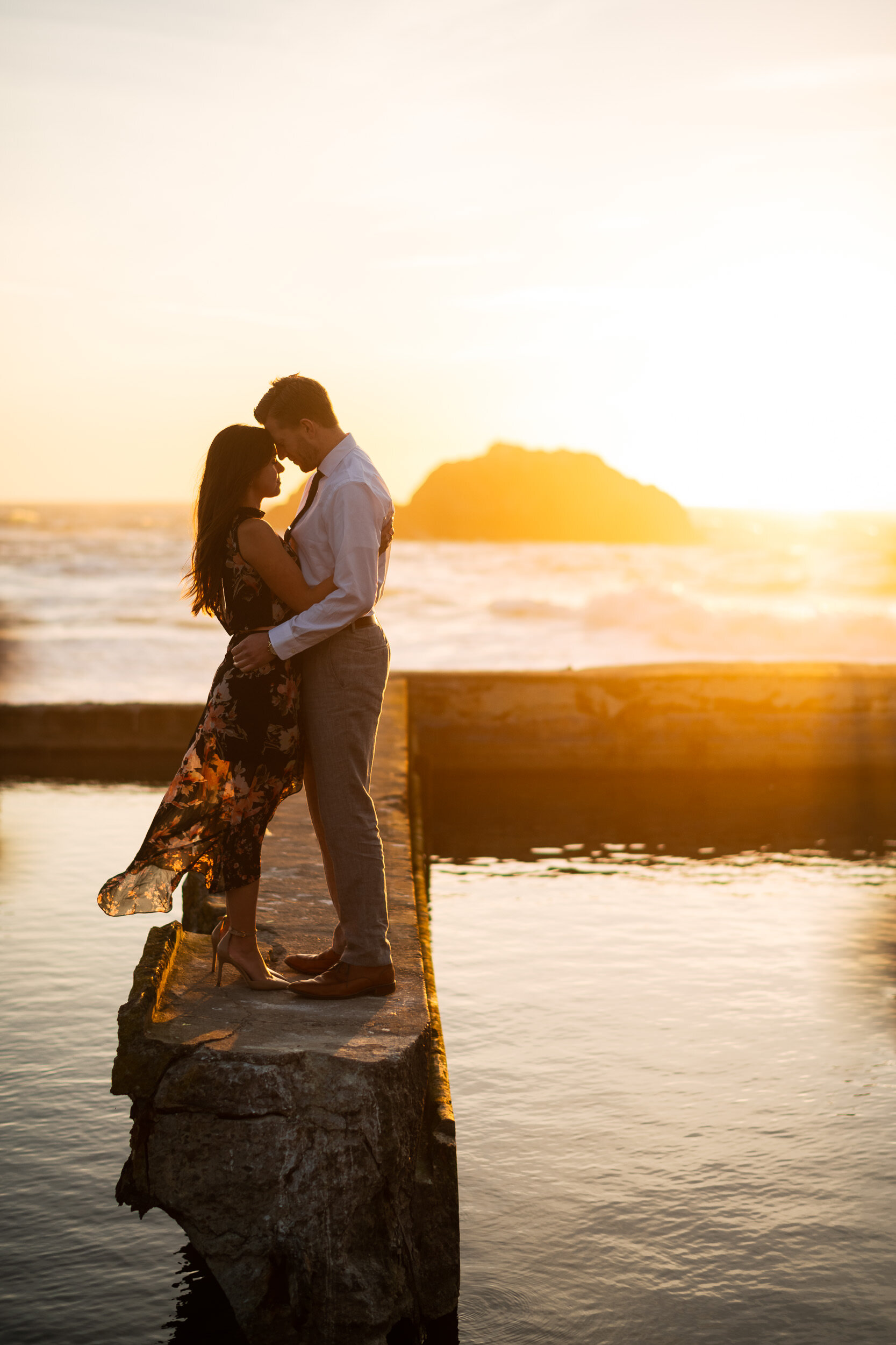 Sutro Baths Engagement Photos