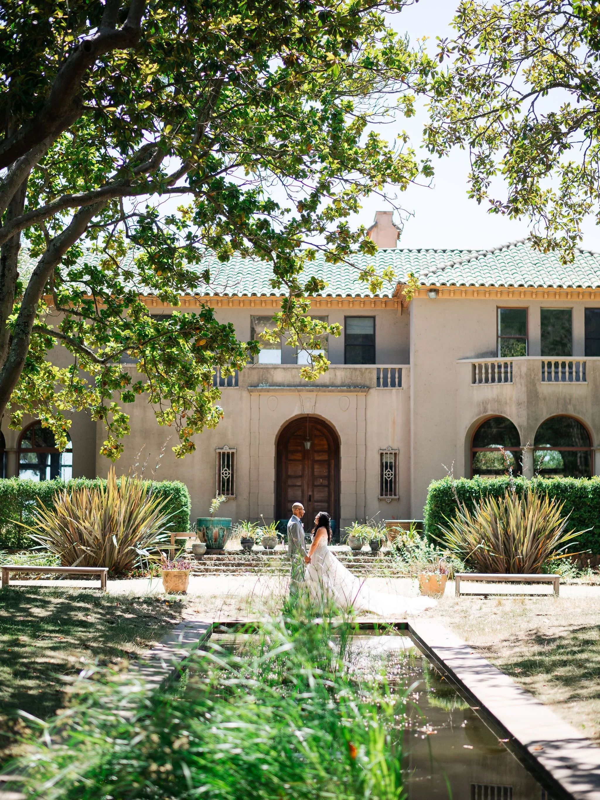 Wishing V+D a very happy anniversary!

Their wedding celebration began with a beautiful afternoon at Blake Garden @ucberkeleyblakegarden, a hidden gem up in the Berkeley hills, prior to joining their friends and family at the @brazilianroomevents for