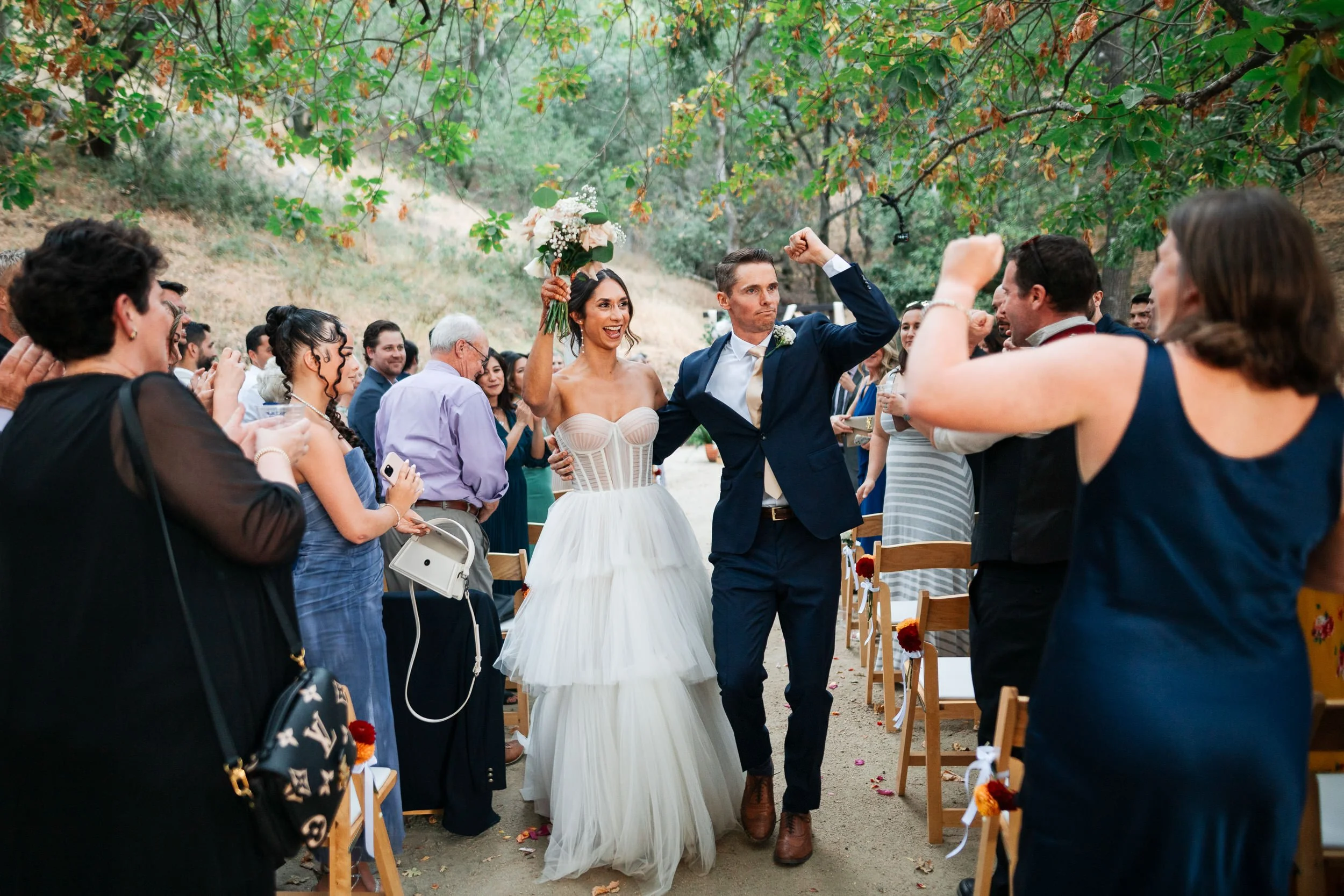 Couple celebrates their new union at Pacheco Winery in Novato