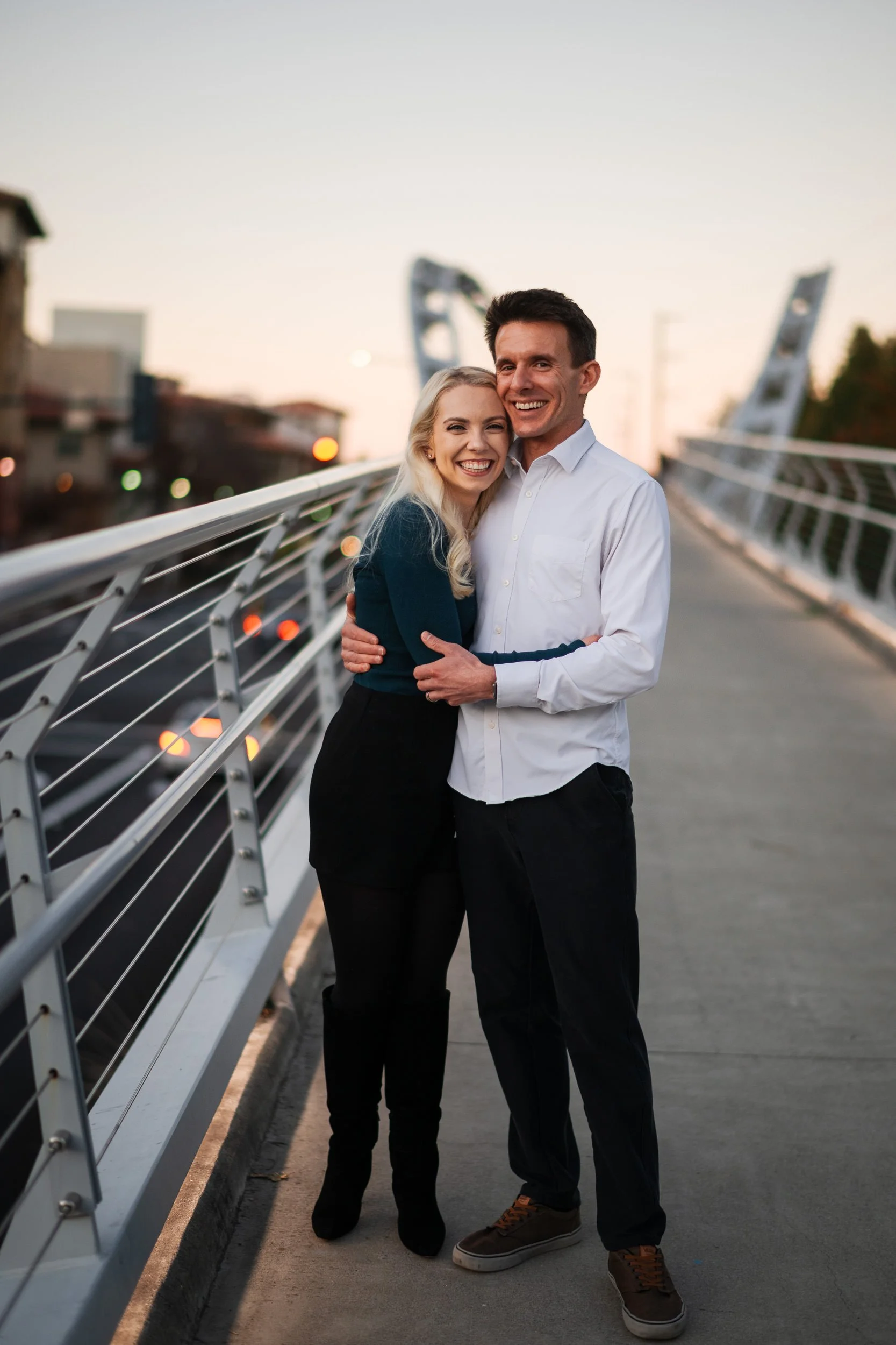 Iron Horse trail bridge in walnut creek photo session