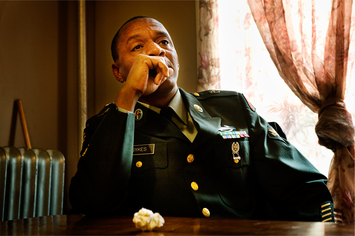 Ronald Sykes survived a suicide bombing in Iraq. For The New York Times.