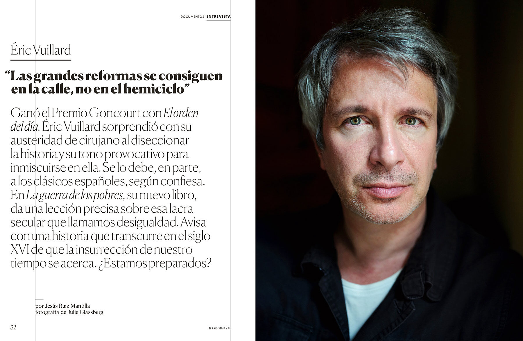 Eric Vuillard for El País Semanal