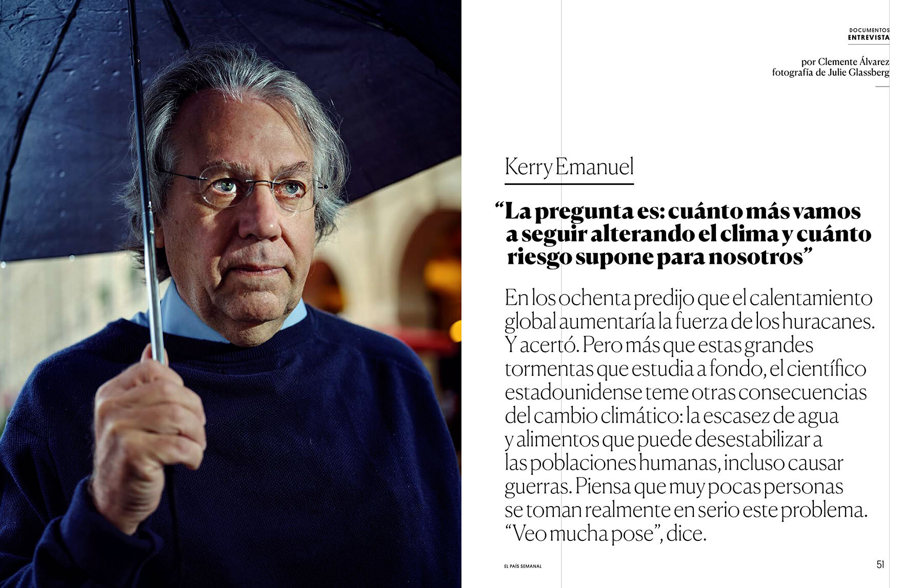 Kerry Emanuel for El País Semanal
