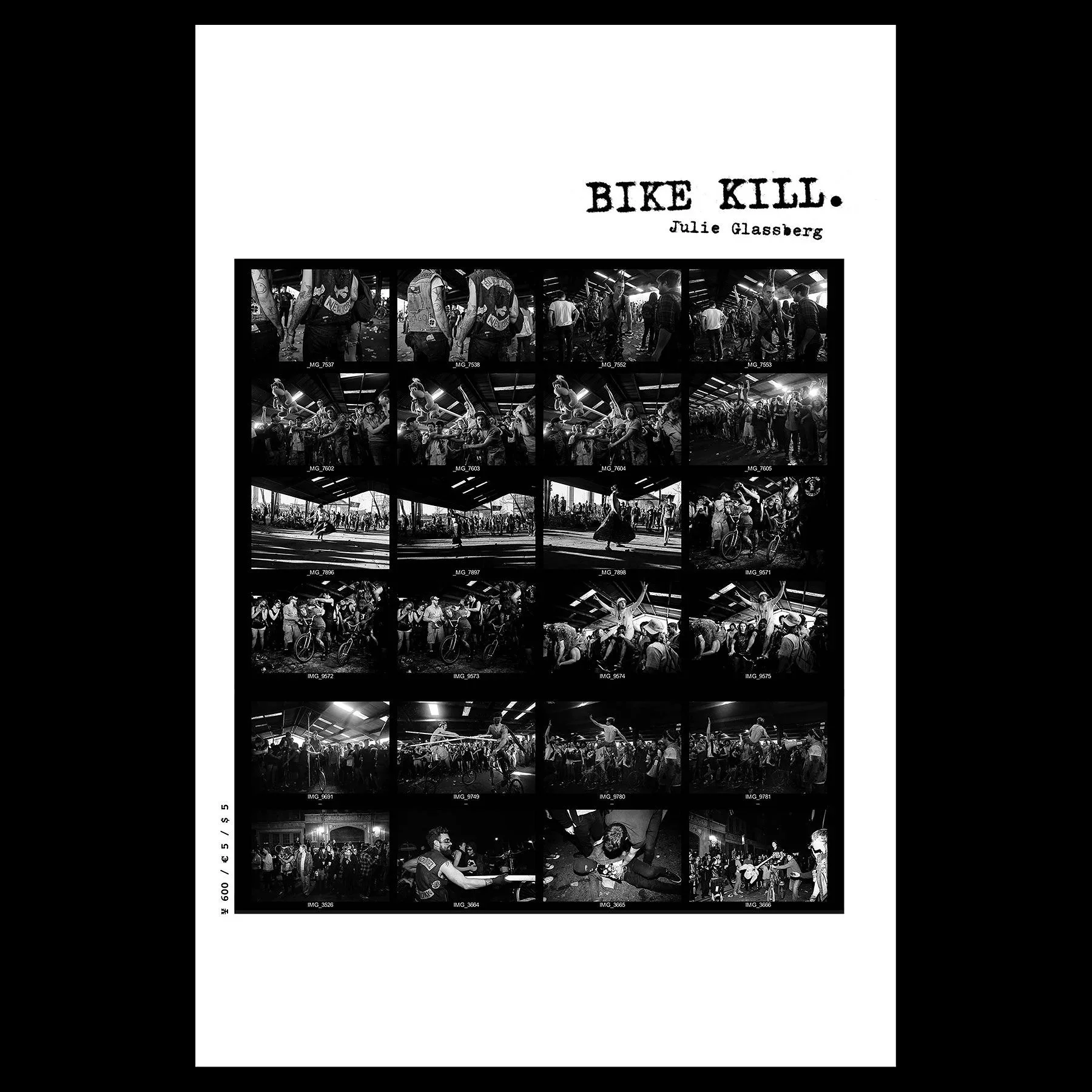 BIKE KILL Newsprint