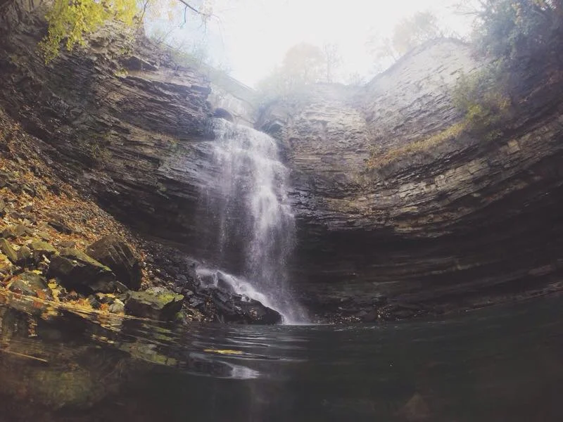 Chedoke Falls and Denlow Falls in Hamilton