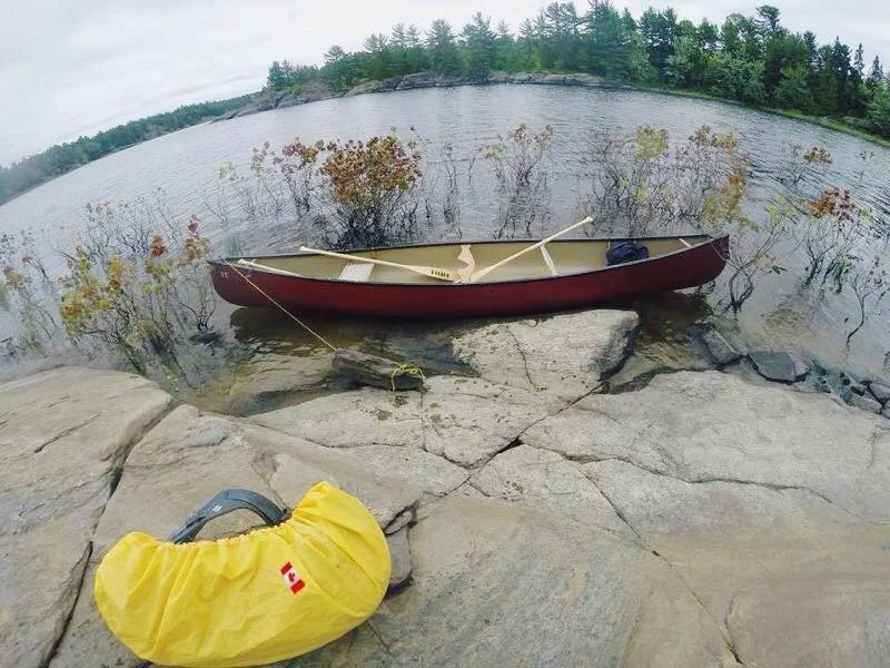 Canoeing on the French River 