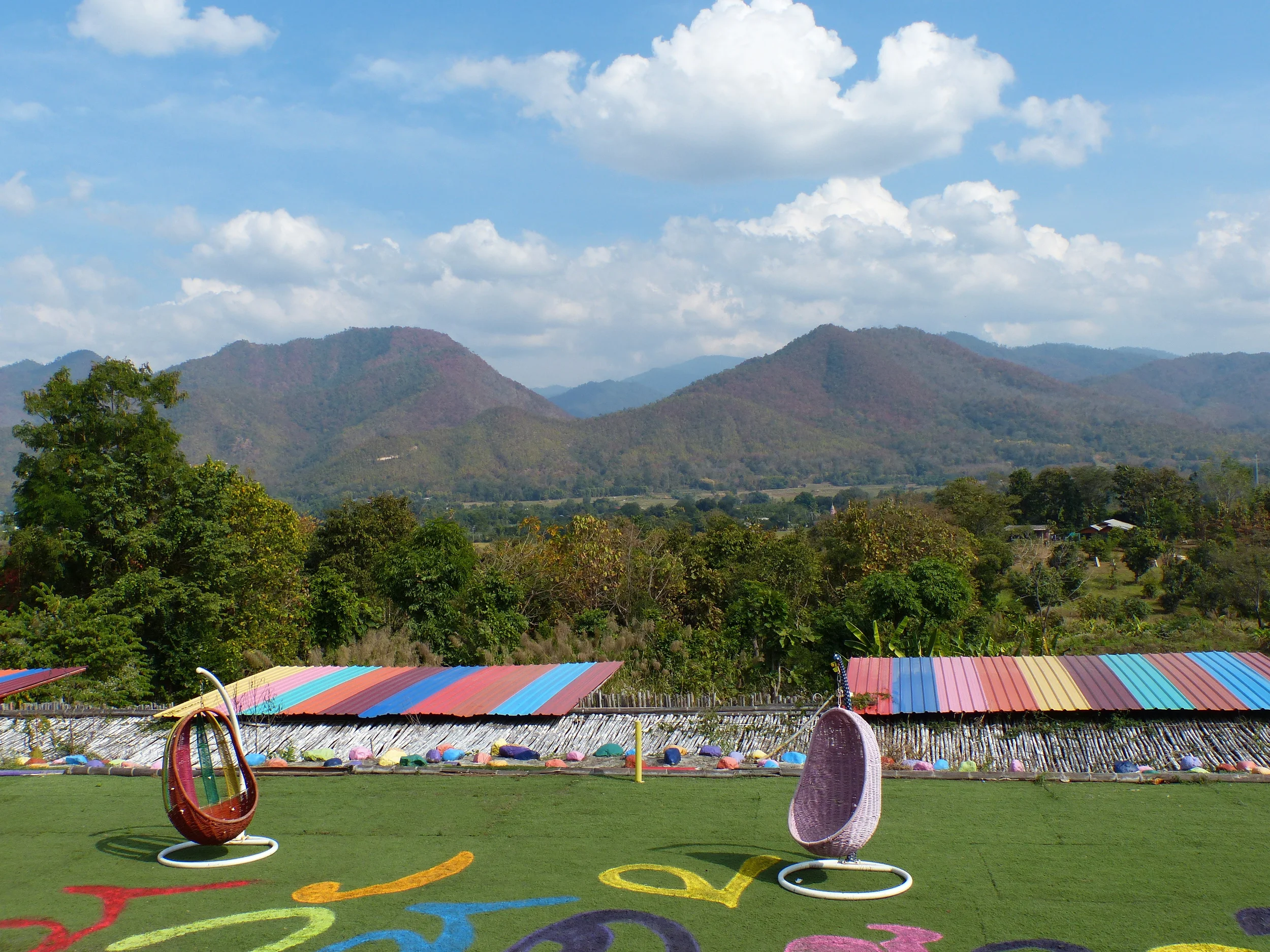Cute Cafes on Highway 1095 in Pai