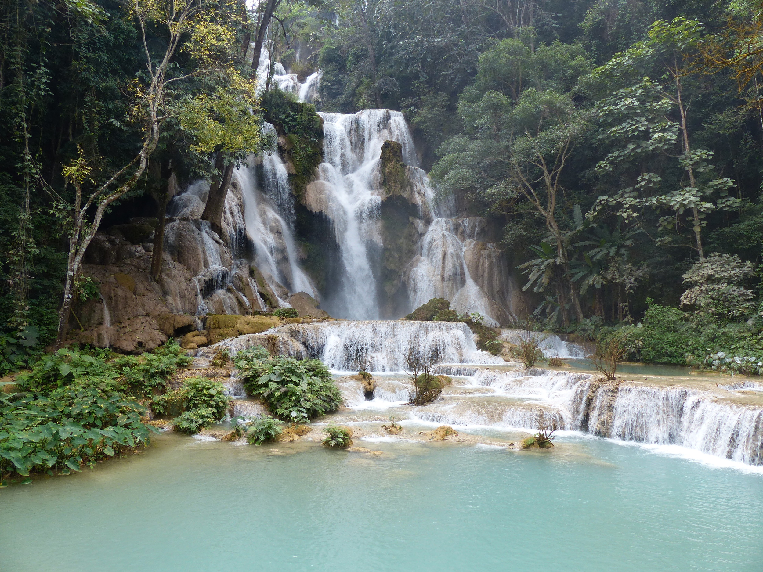 Exploring Kuang Si Waterfalls in Luang Prabang