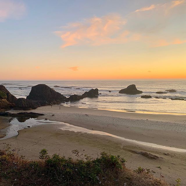 Views driving down the Oregon coast 🌊
1 - Seal Rock 
2 &amp; 3 - Cook's Chasm
4 - Looking for sea life in the tide pools 👀
5 - Cape Cove beach
6 - Attempting to climb a rock 😂
7 - Port Orford beach
#instagood #oregon #nature #landscape #beach #sum