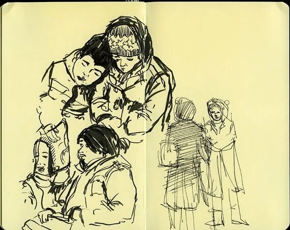 #sketchbook 2011 #sketch #nyc #subway