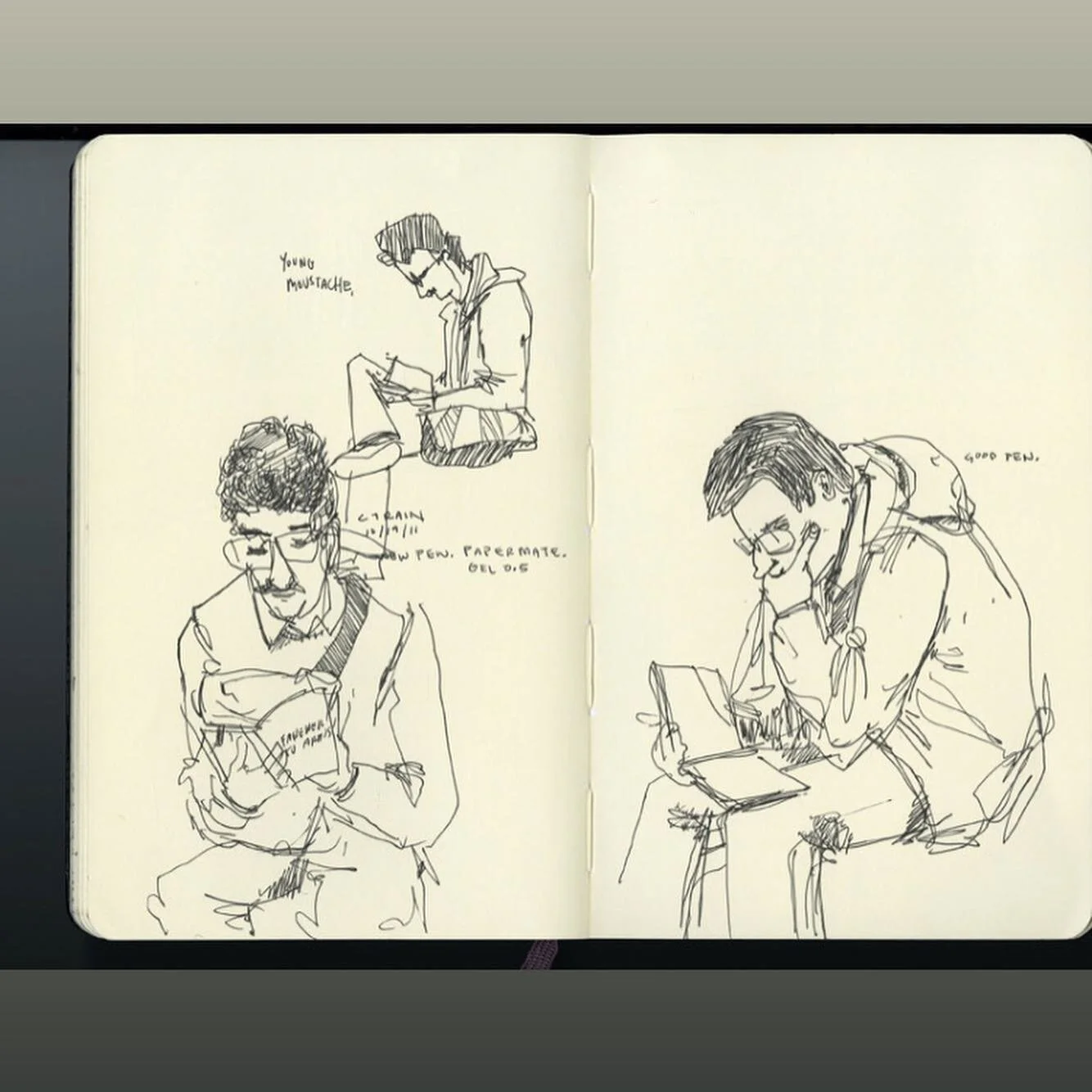 #sketchbook 2011 #subway #nyc