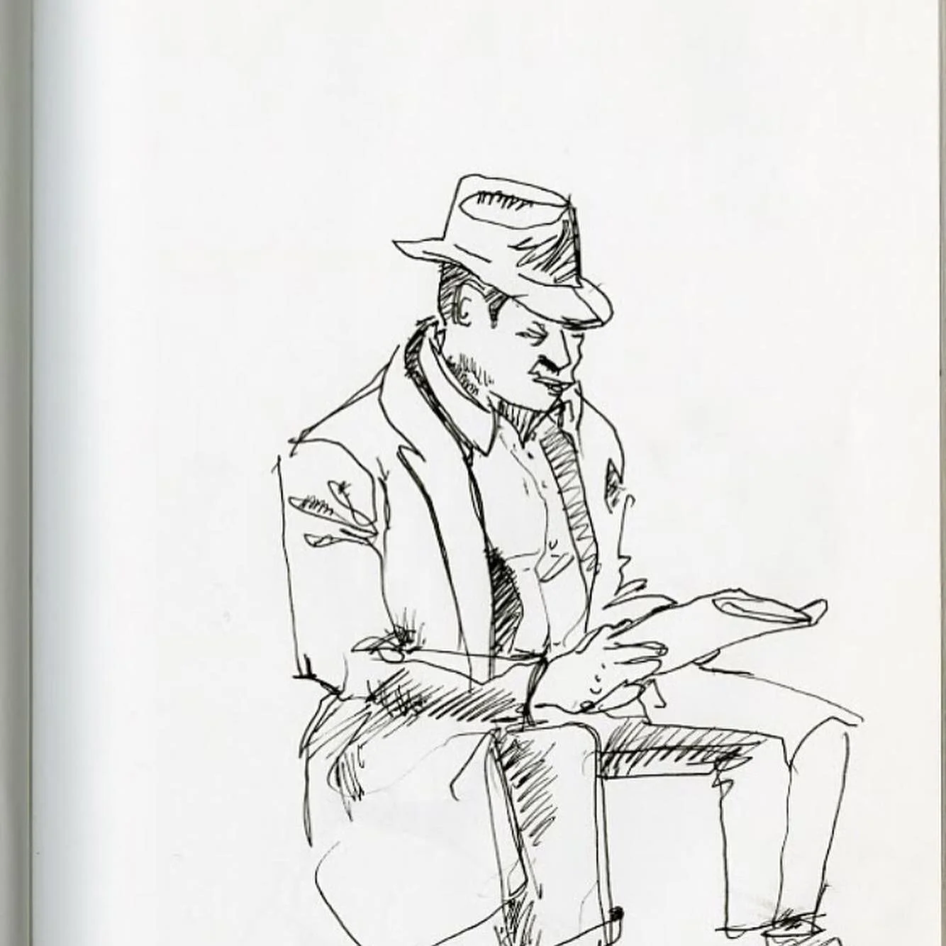 Sketchbook Nyc subway 2004-05 #sketchbook #sketch #nyc