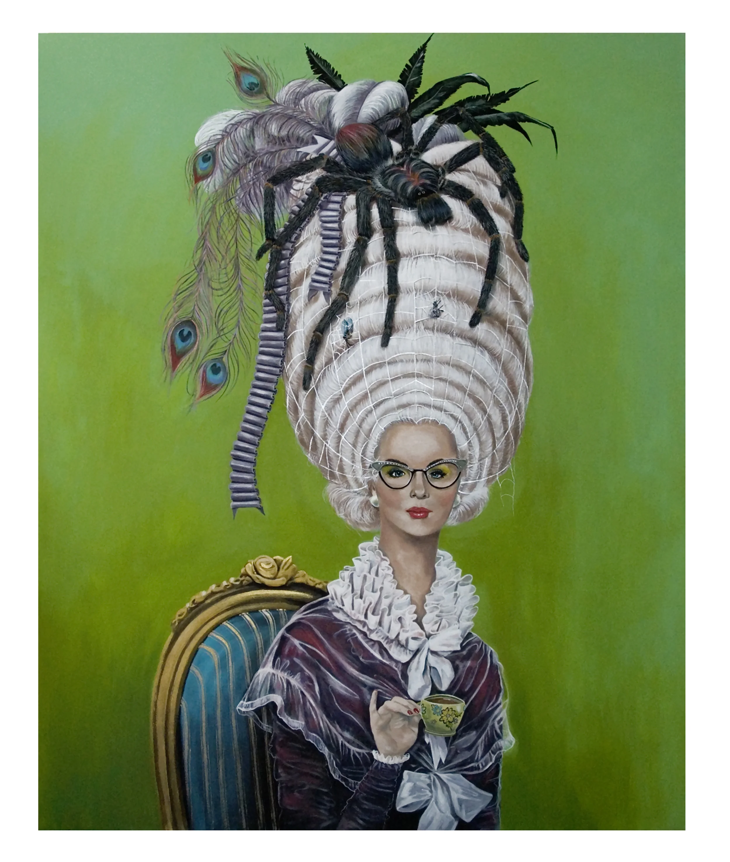 " Fear of Spiders", acrylic paint on canvas - 2012 4'x6'