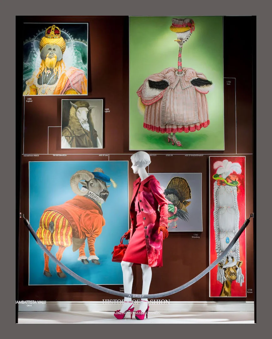 "The History of Fashion", paint on canvas - 2010