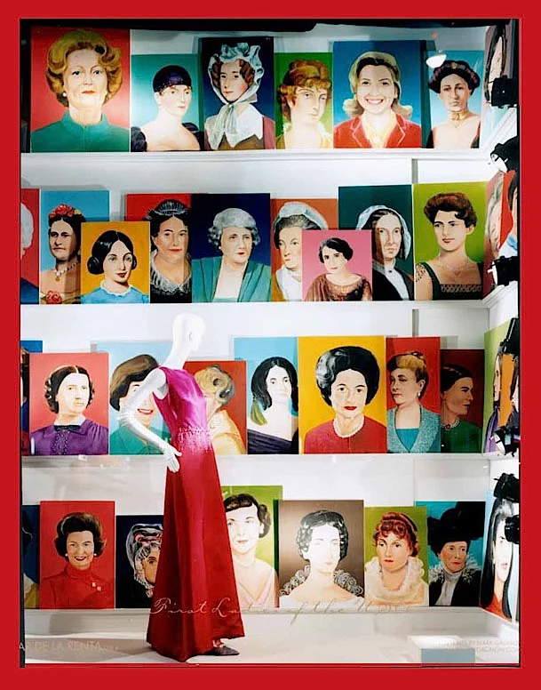 "First Ladies" series, paint on foam core - 2008