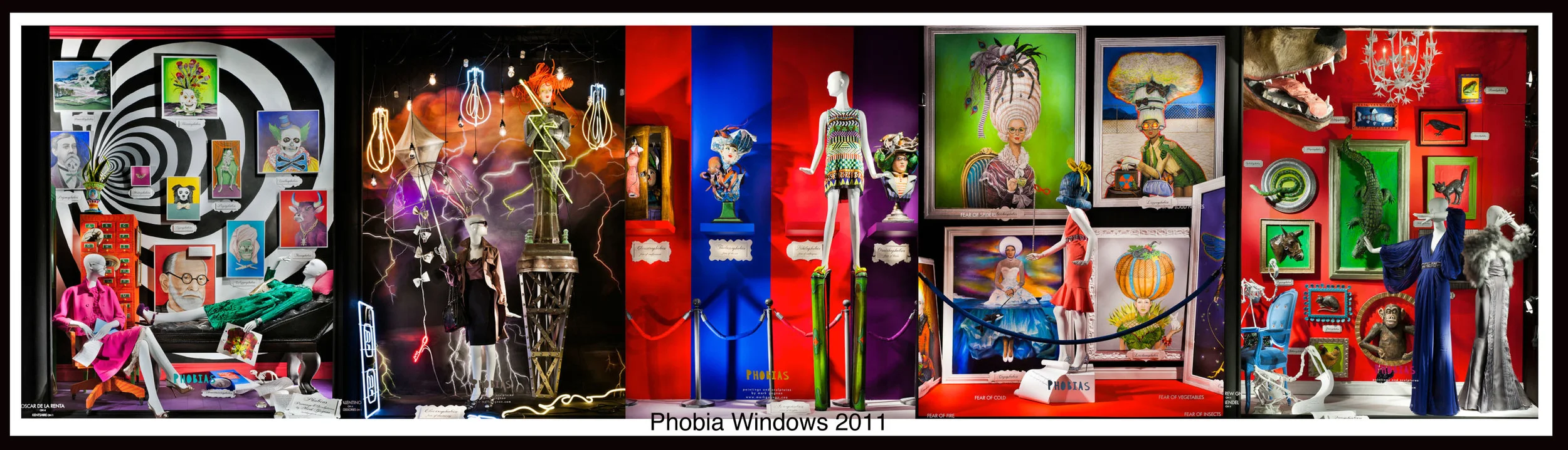 Phobia halloween windows