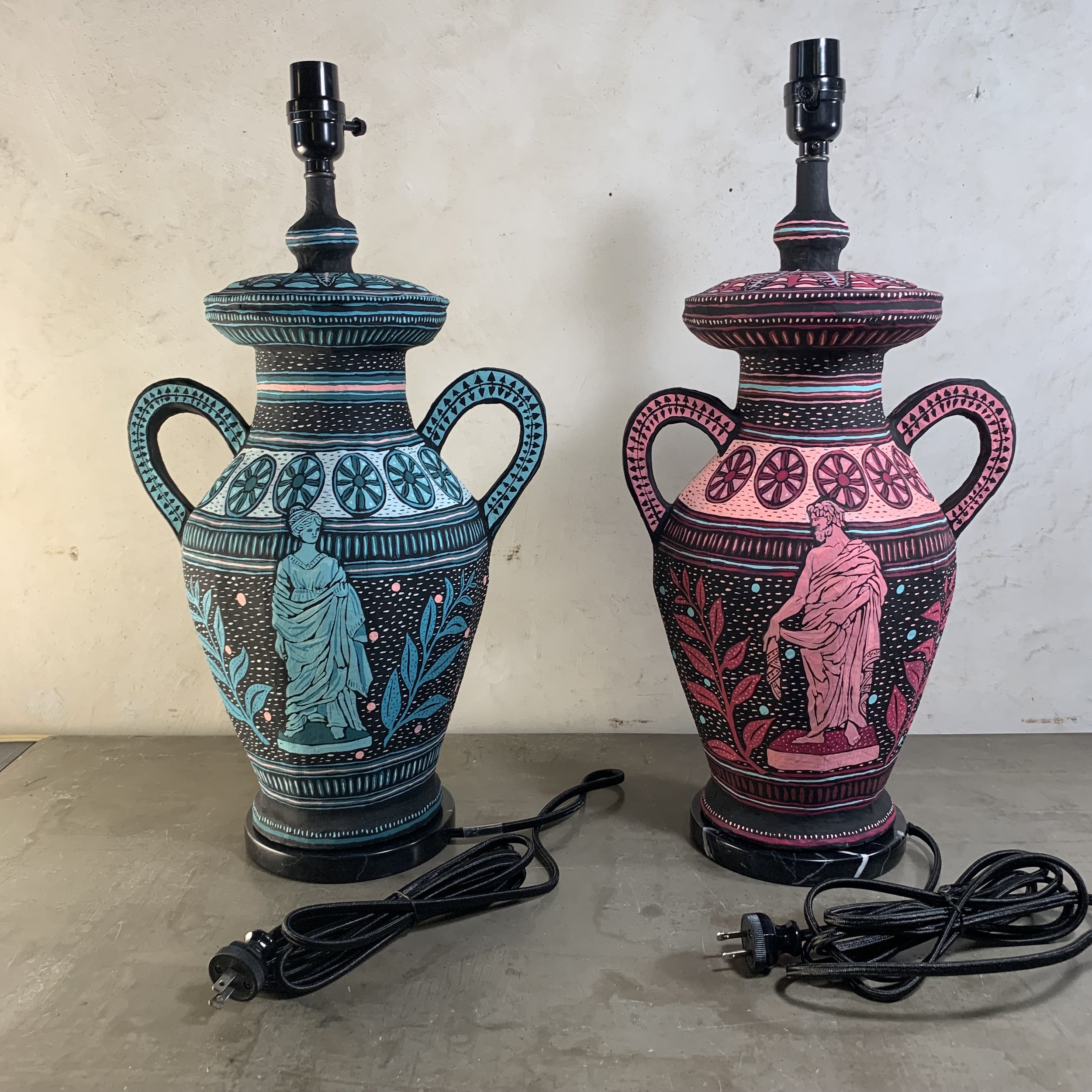 Urn Lamps