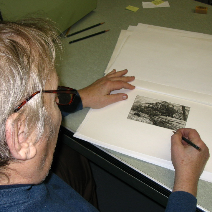 Jack signing the edition, April 27, 2005.