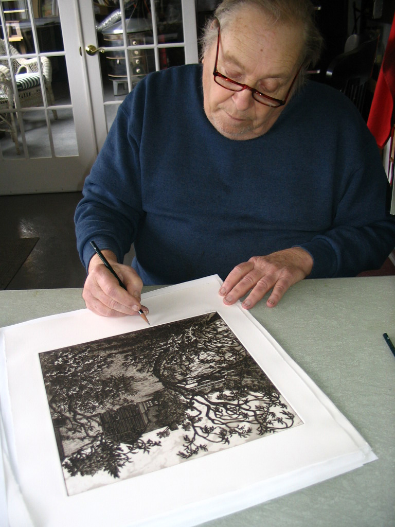 Jack signs the edition, April 28, 2005.