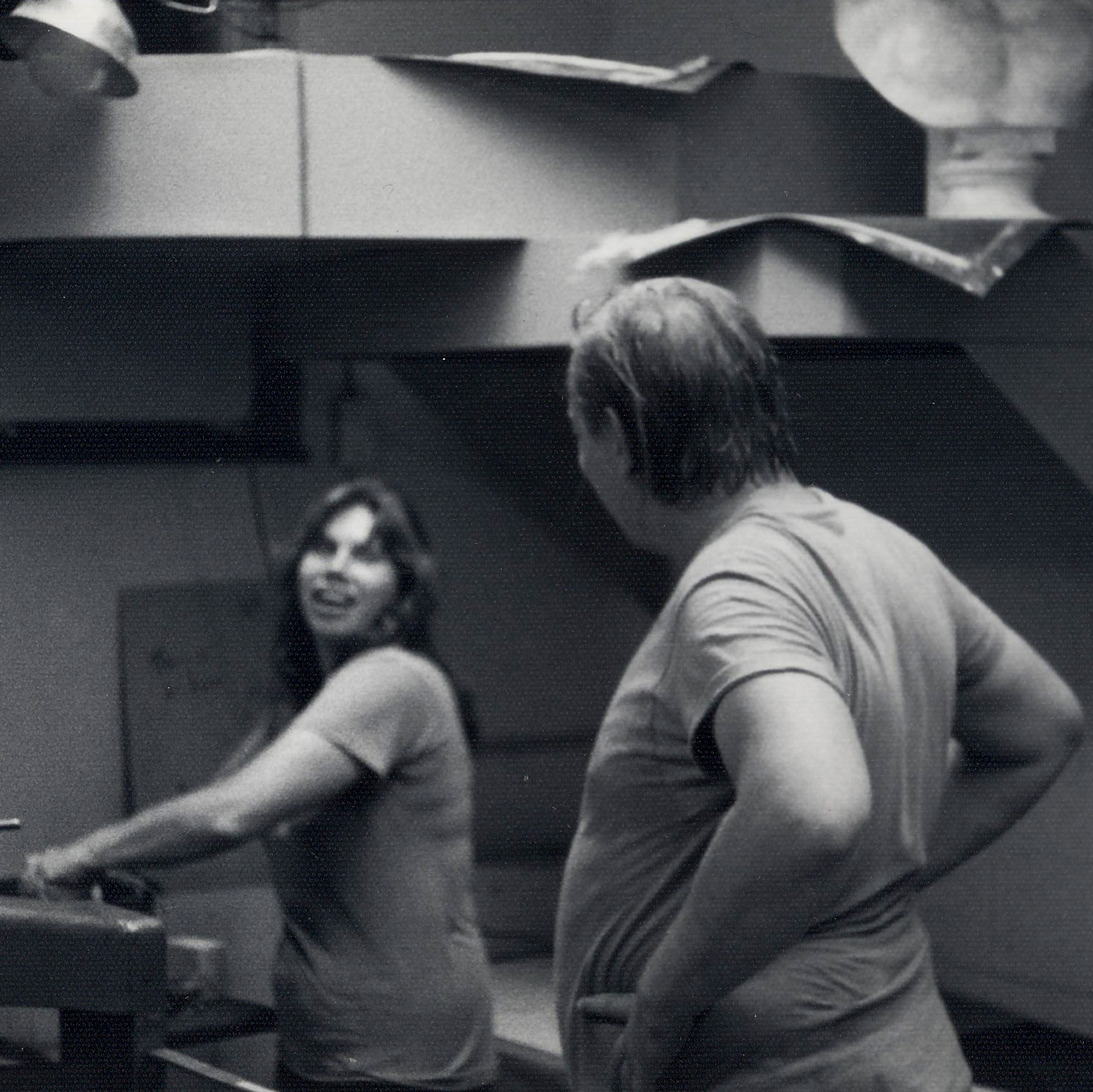 Sondra and Jack were willing and able assistants to the printer and always showed support and encouragement to each other through all the stages of making a print.