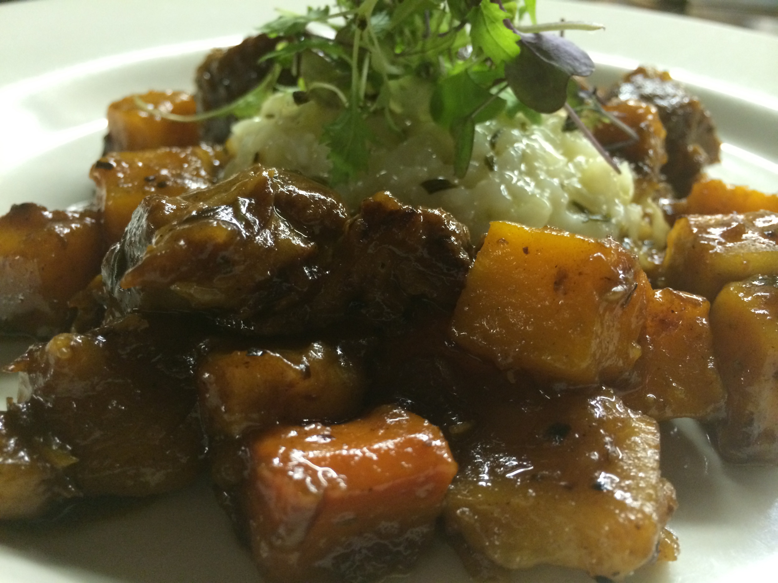 Butternut Squash-Apple and Pork Stew