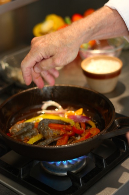 Trusted for centuries, and with no fear of heat limits: solid, seasoned, natural cast iron