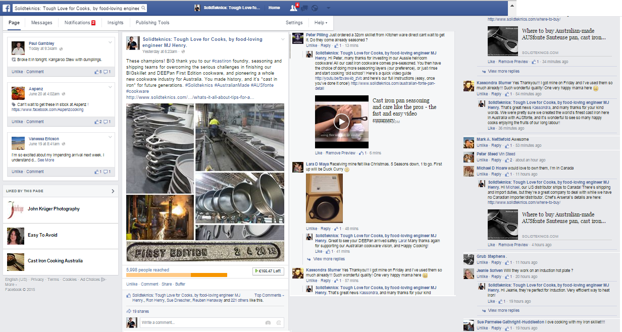 We live for this kind of feedback from cooks! www.facebook.com/solidteknics/photos/a.1504908826394867.1073741828.1504901916395558/1640988992786849/?type=1&amp;theater