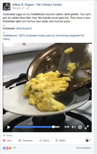 More expert, unsolicited, free opinion in this Facebook review post by Jeff Rogers, The Culinary Fanatic in the USA. Click on the image to go to the OP.