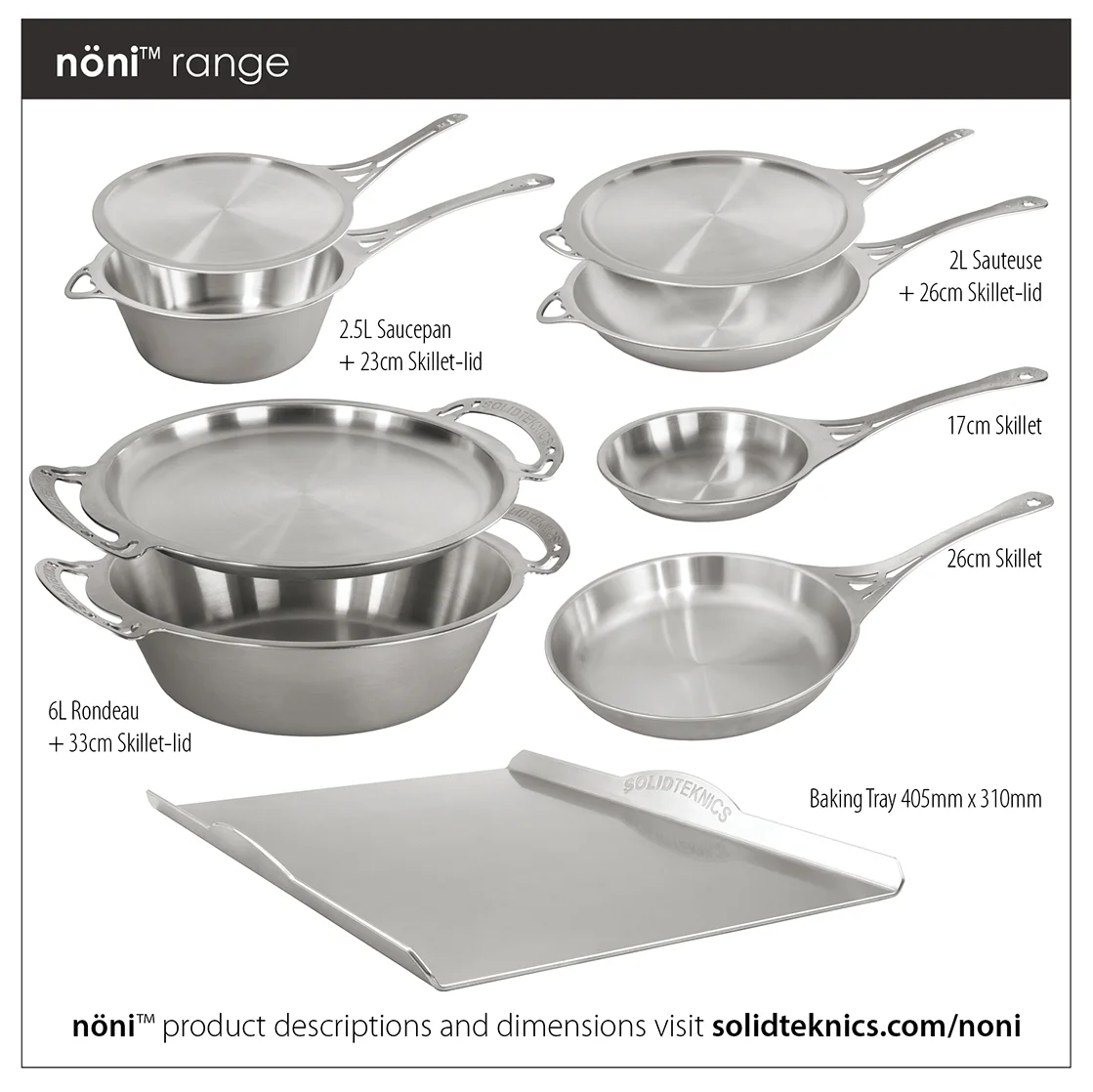 nöni™ Ferritic Stainless Steel Care Guide - CLICK HERE
