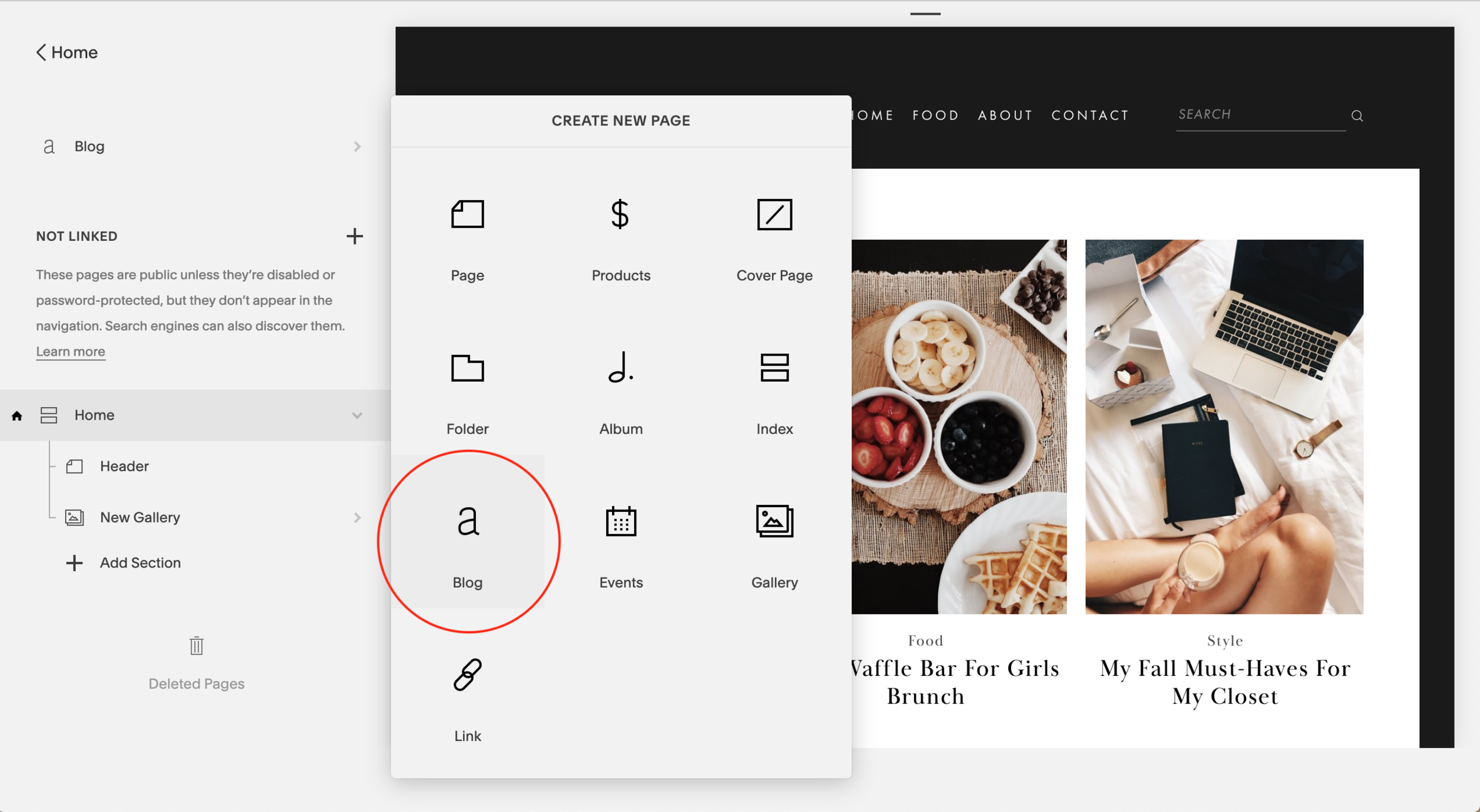 create new blog page.png