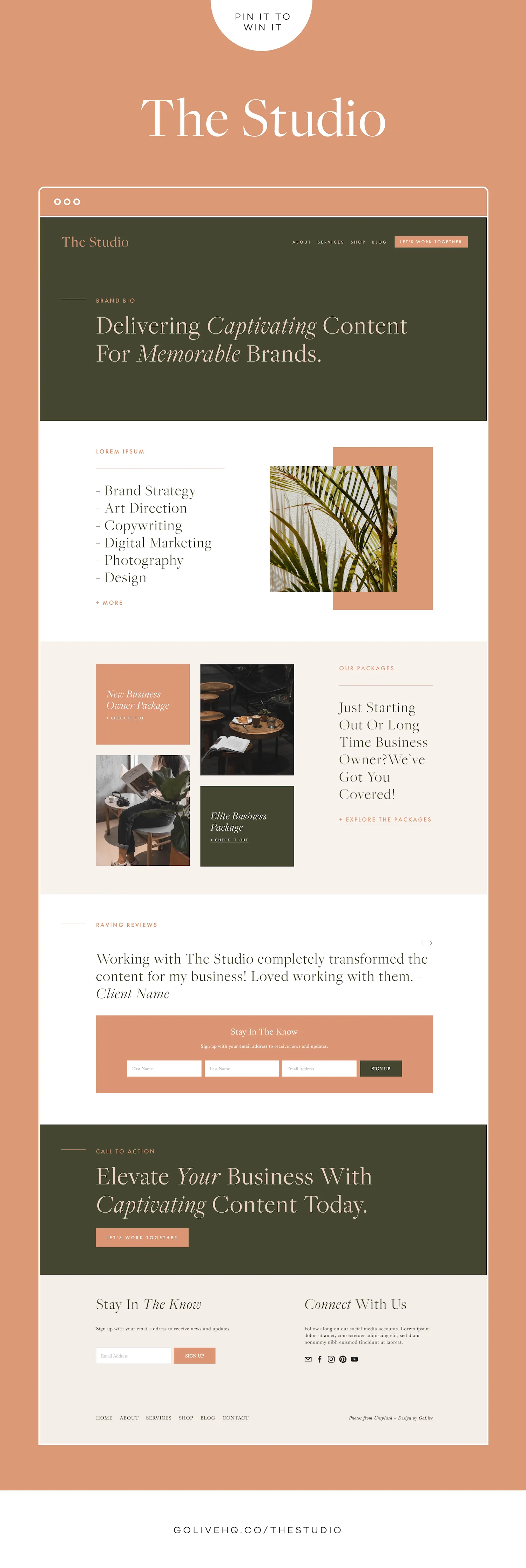WIN IT Our New Modern, Minimal & TypographyDriven Squarespace Design
