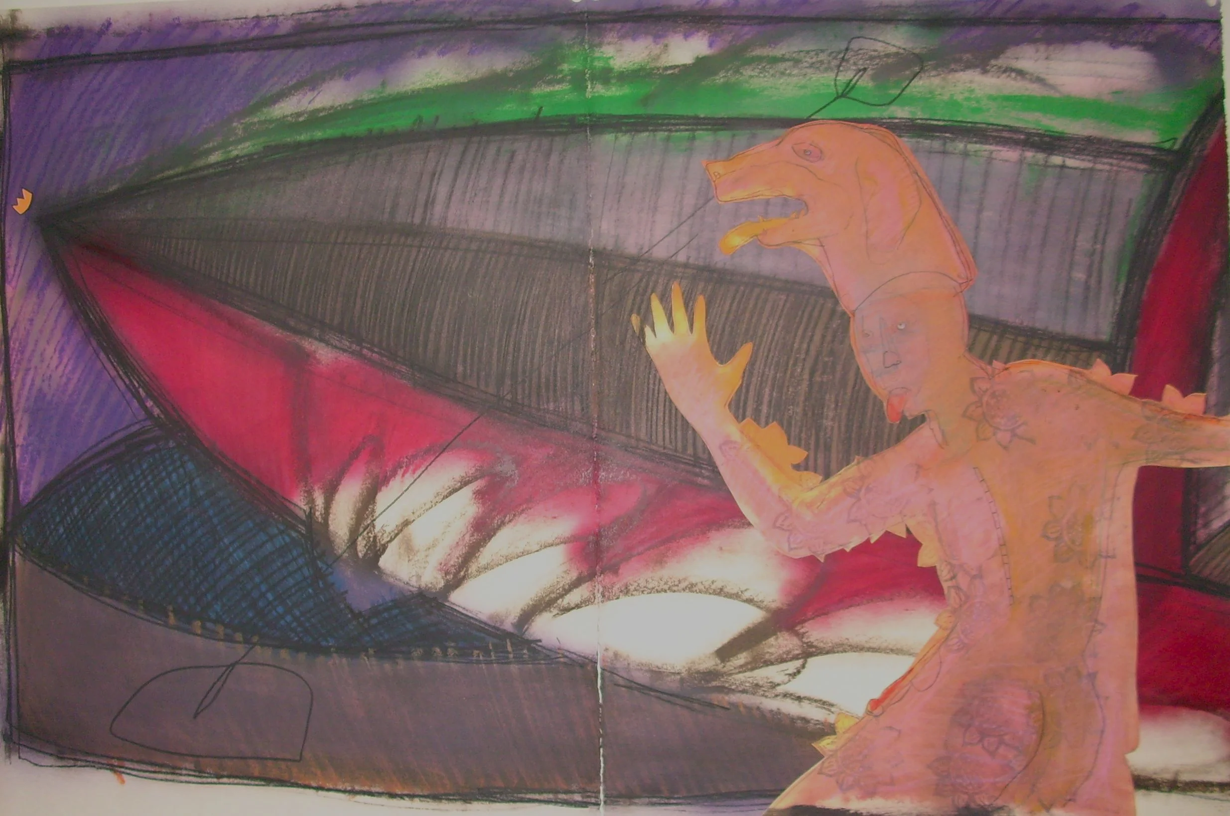 a rough sea monster that looks like me