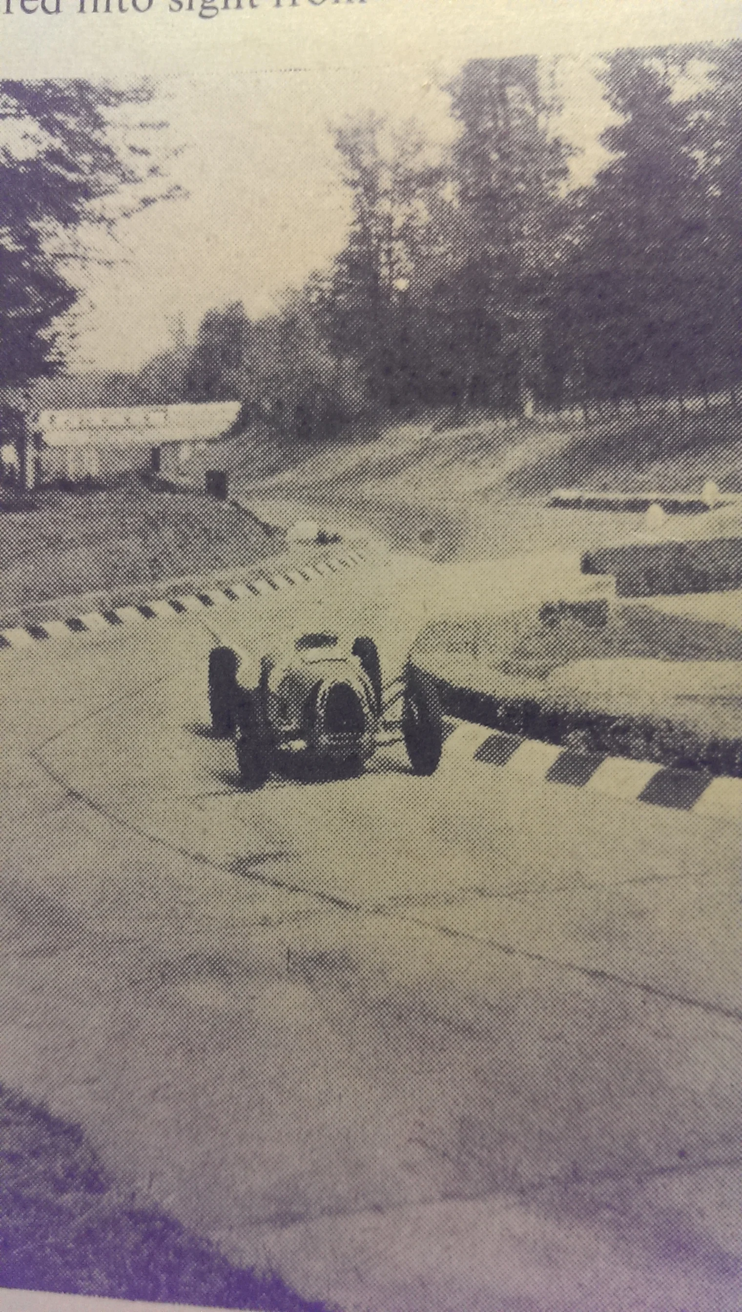 BERND ROSEMEYER AT THE NEW MONZA CHICANES, 1936