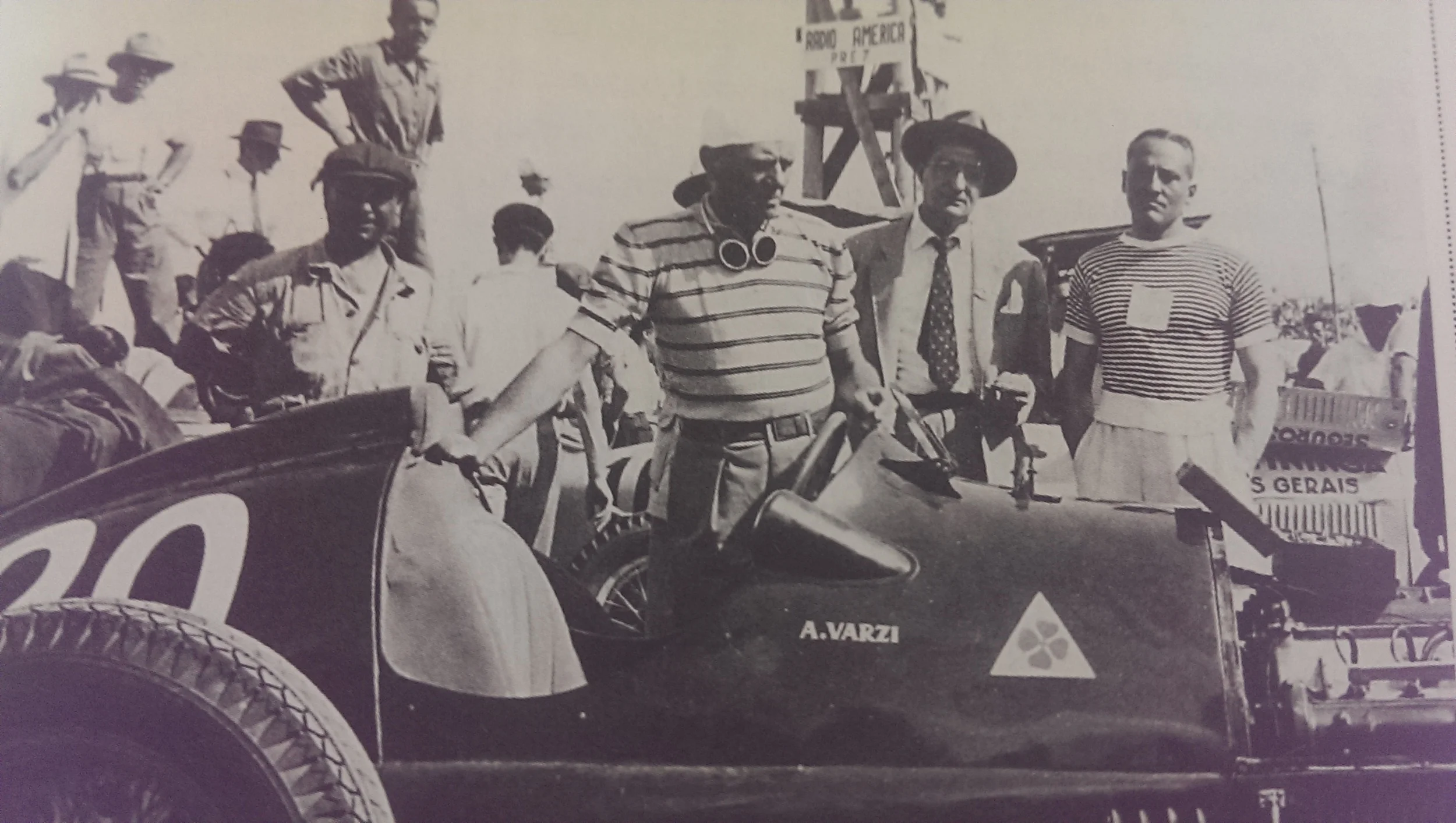 VARZI BOUGHT AN ALFA AND WENT TO ARGENTINA AFTER THE WAR: THERE HE BEFRIENDED FANGIO WHO CALLED HIM ‘MAESTRO’, AND REFOUND HIS LOVE OF RACING.