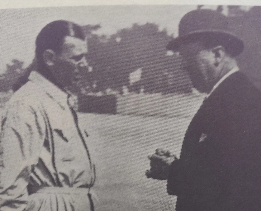 VARZI AND LE PATRON, ETTORE BUGATTI.
