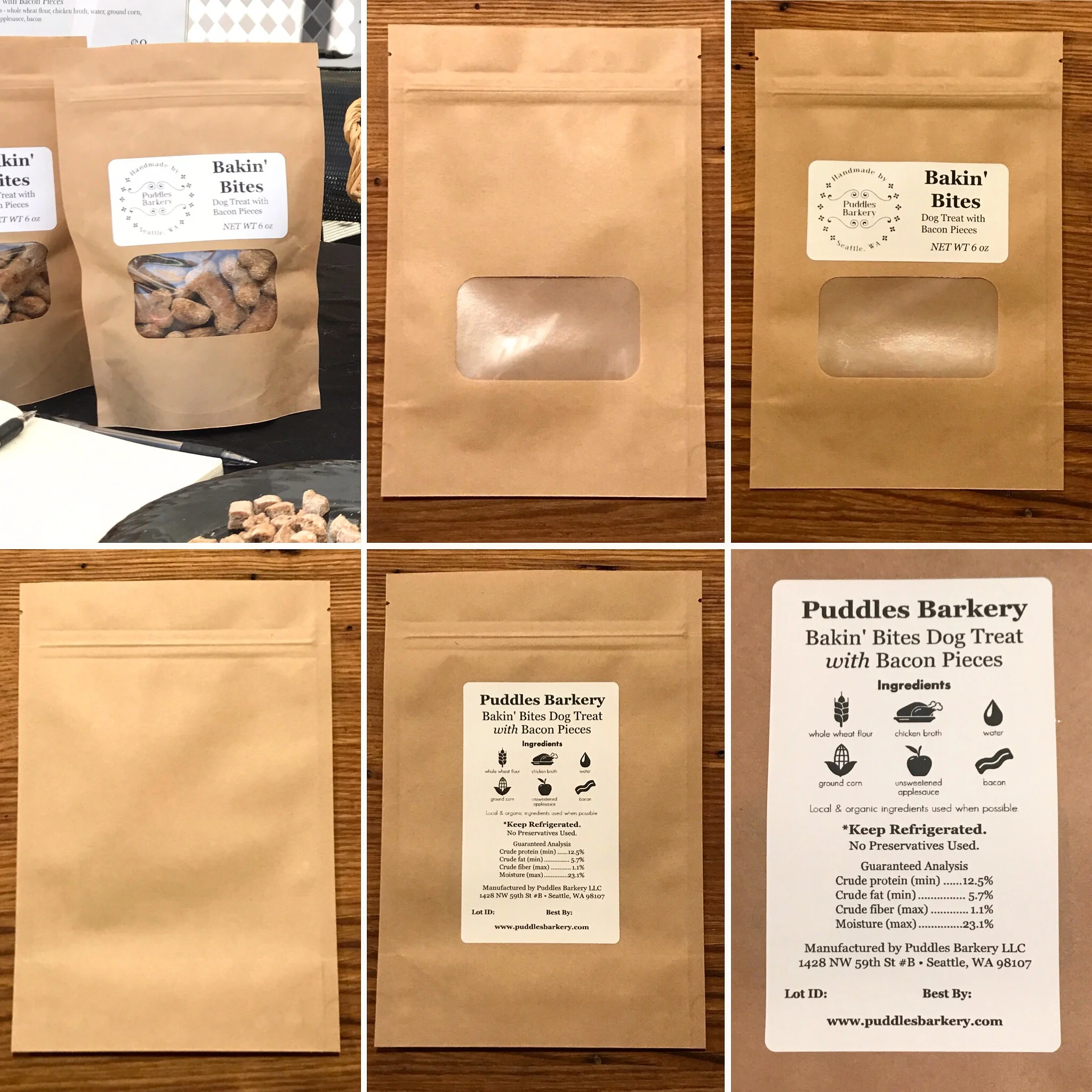 homemade dog treat labels