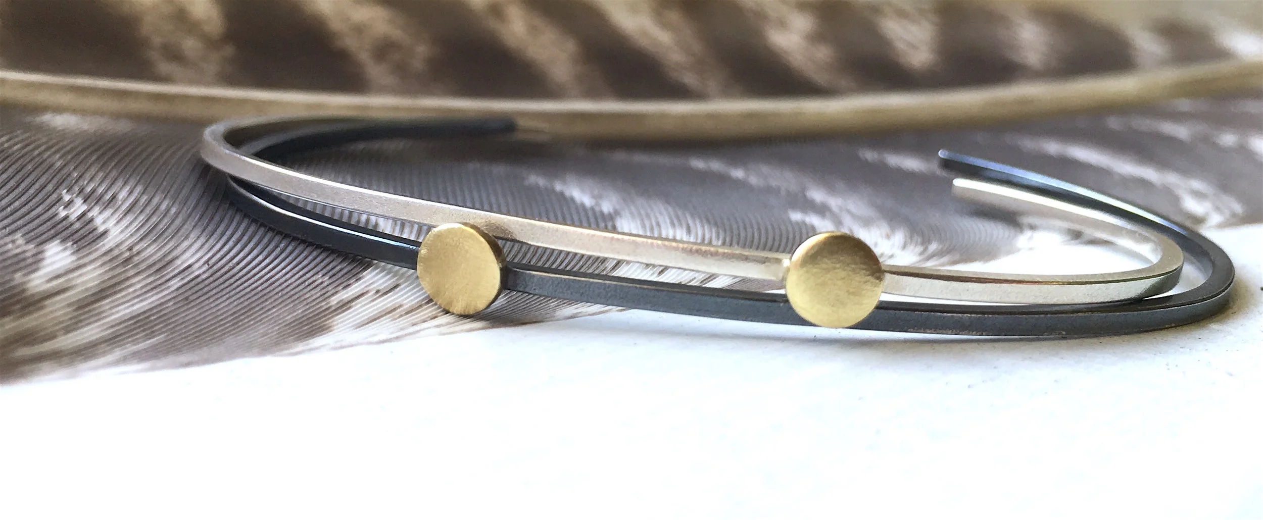 itty bitty brass cuff bracelets