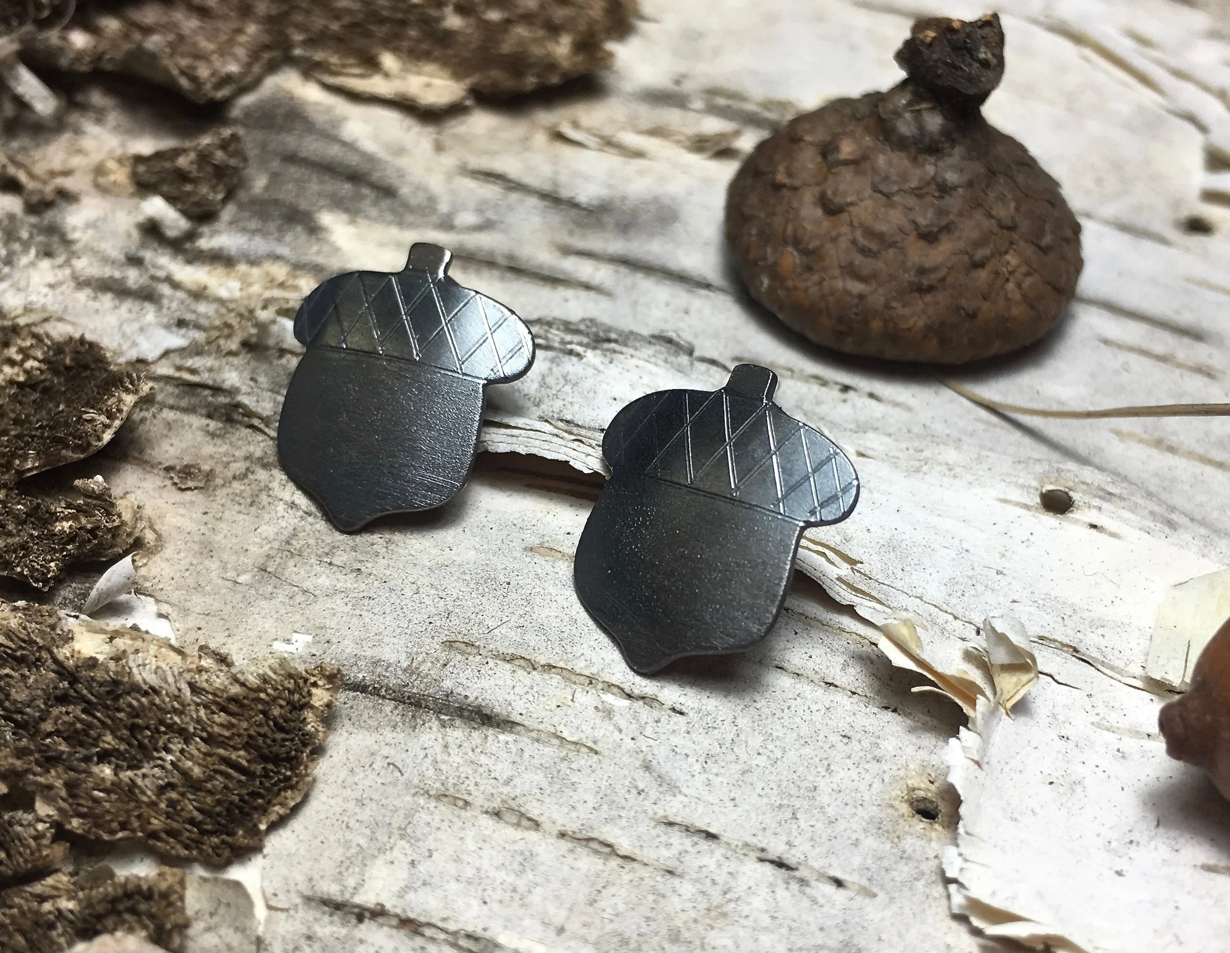 acorn earrings