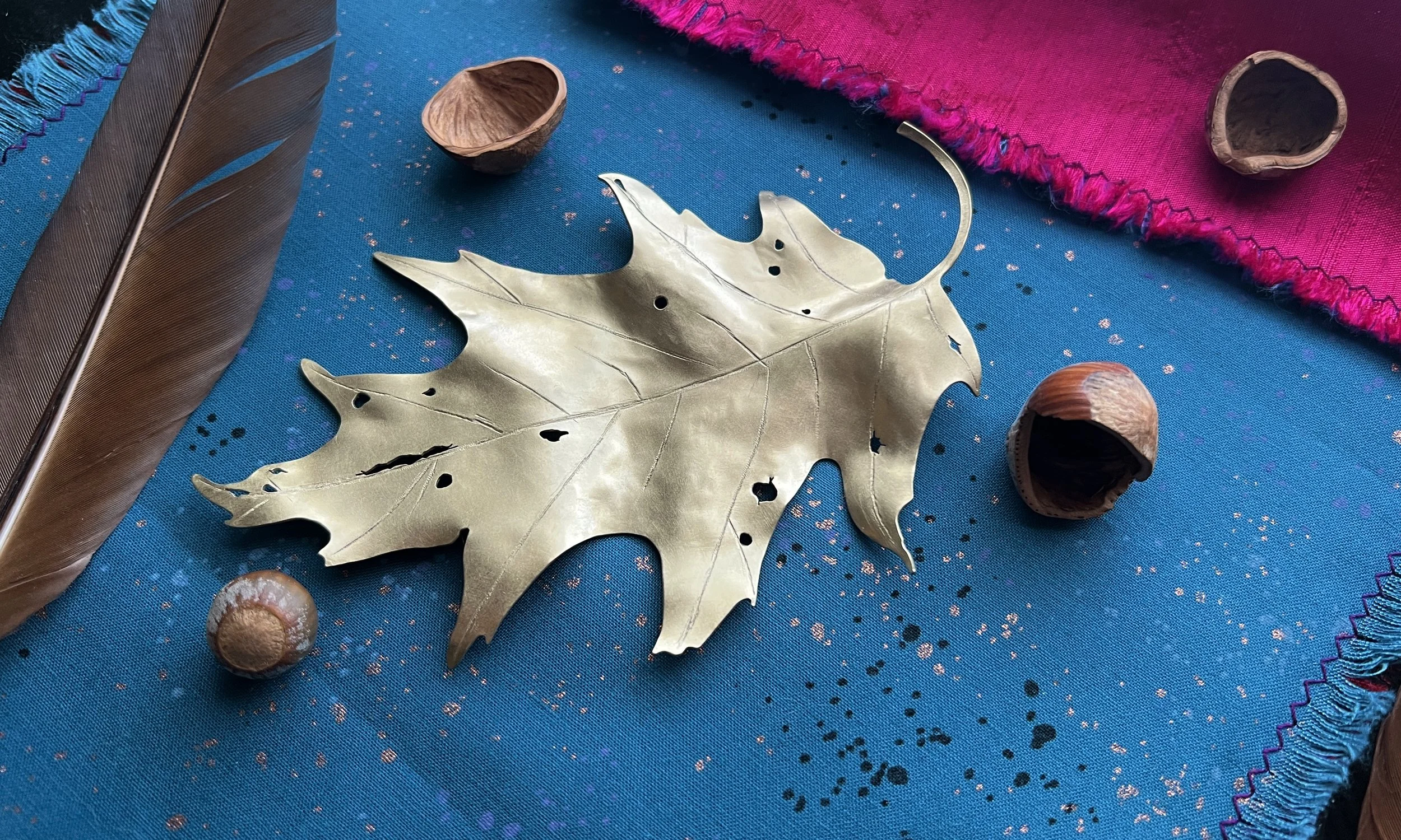 leaf portrait by Iris Noire Designs