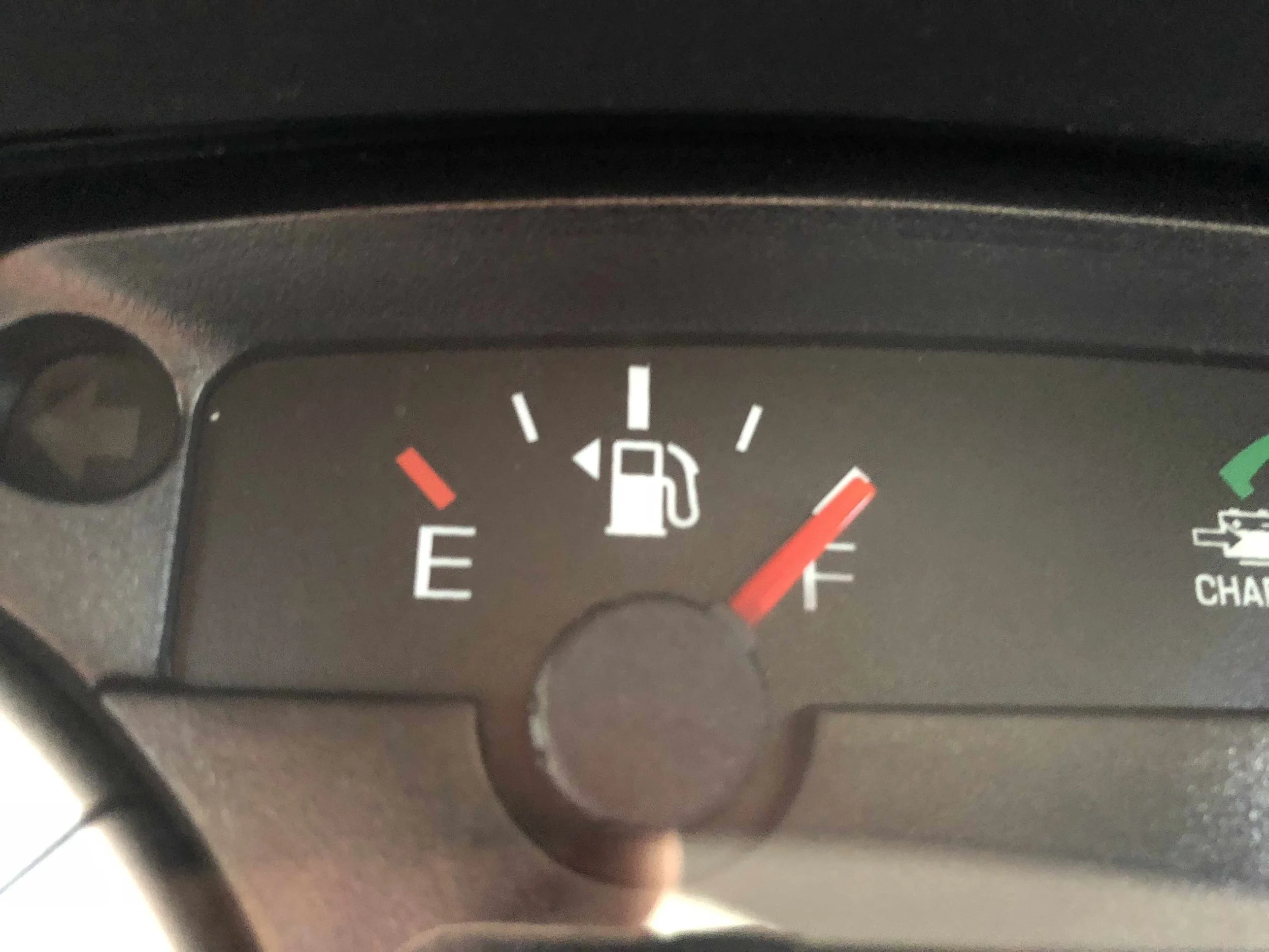 Full tank of gas - ✓