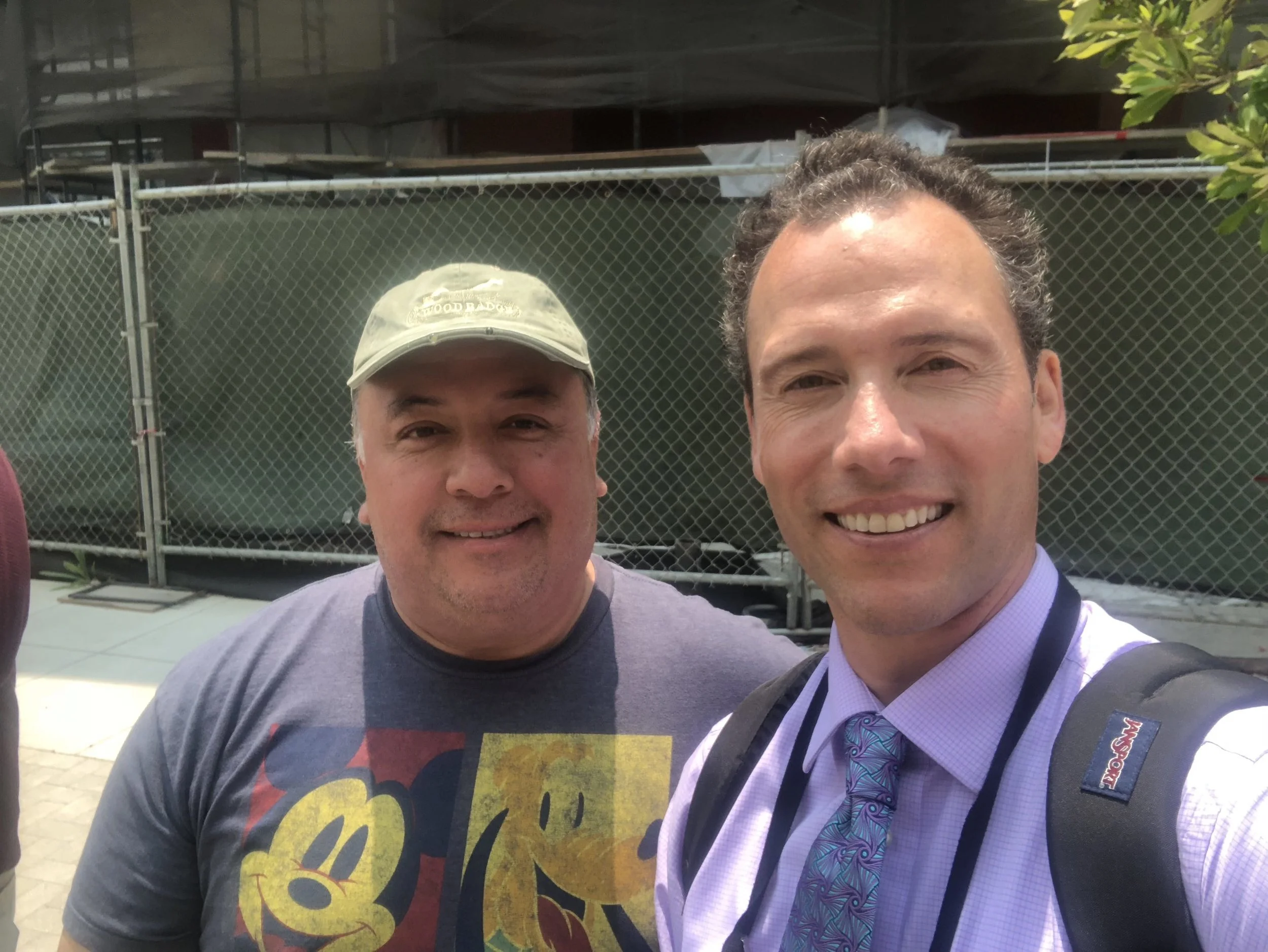 Julio is the armed security guard who accompanied me on the homicide story. He's a former Bay Area police officer. He stuck with me for every second I was out on the scene shooting video and conducting interviews.
